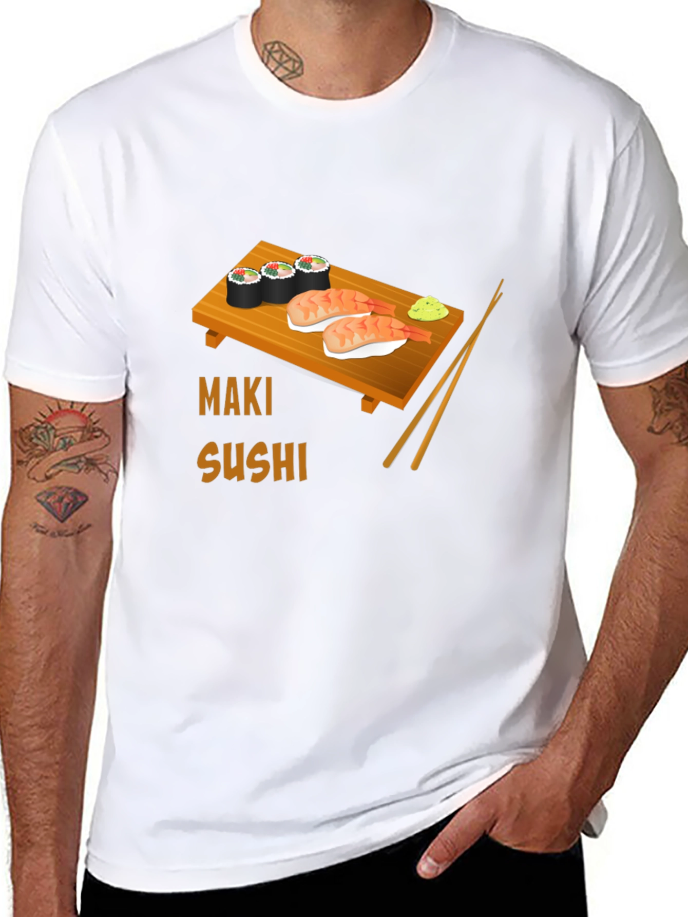Sushi Maki Graphic T-Shirt