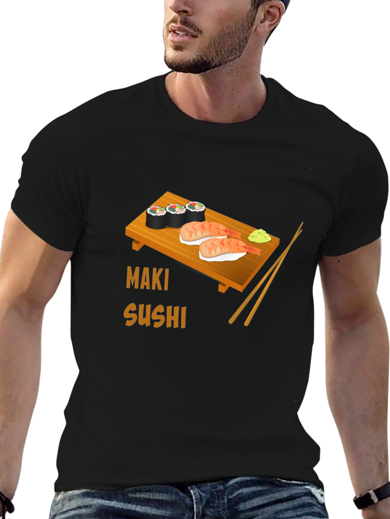 Sushi Maki Graphic T-Shirt