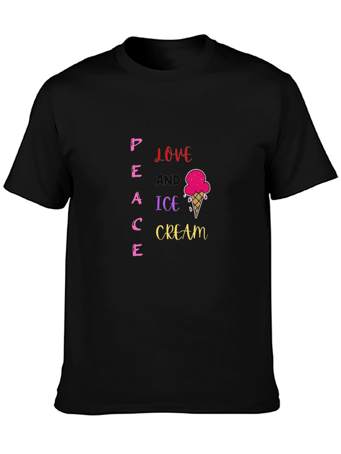 Peace Love Ice Cream T-Shirt