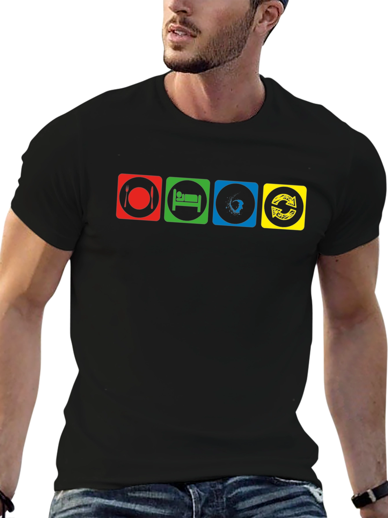 Eat Sleep Code Repeat T-Shirt - Funny Programmer Shirt