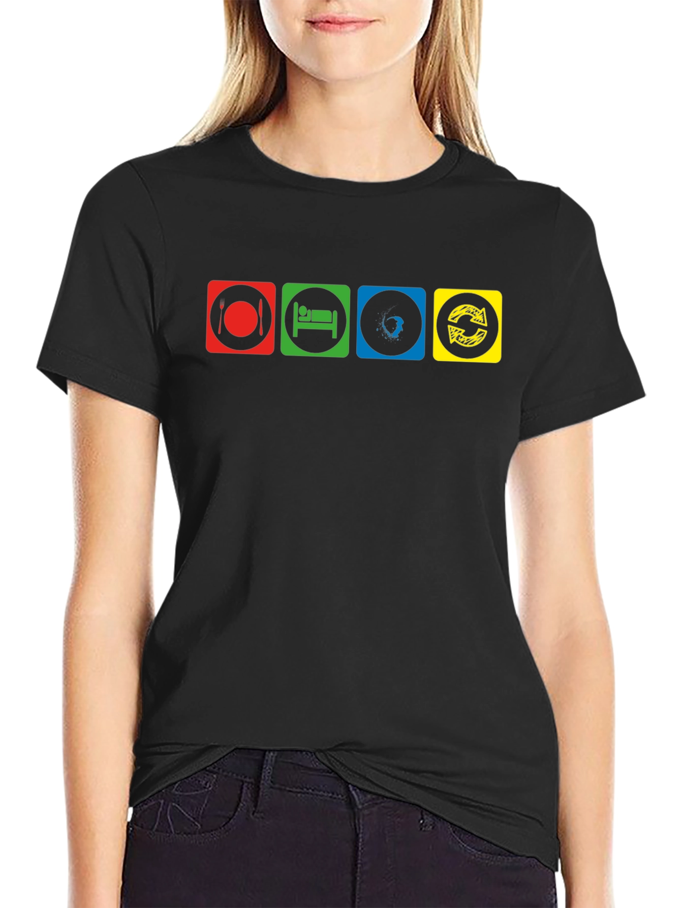 Eat Sleep Code Repeat T-Shirt - Funny Programmer Shirt