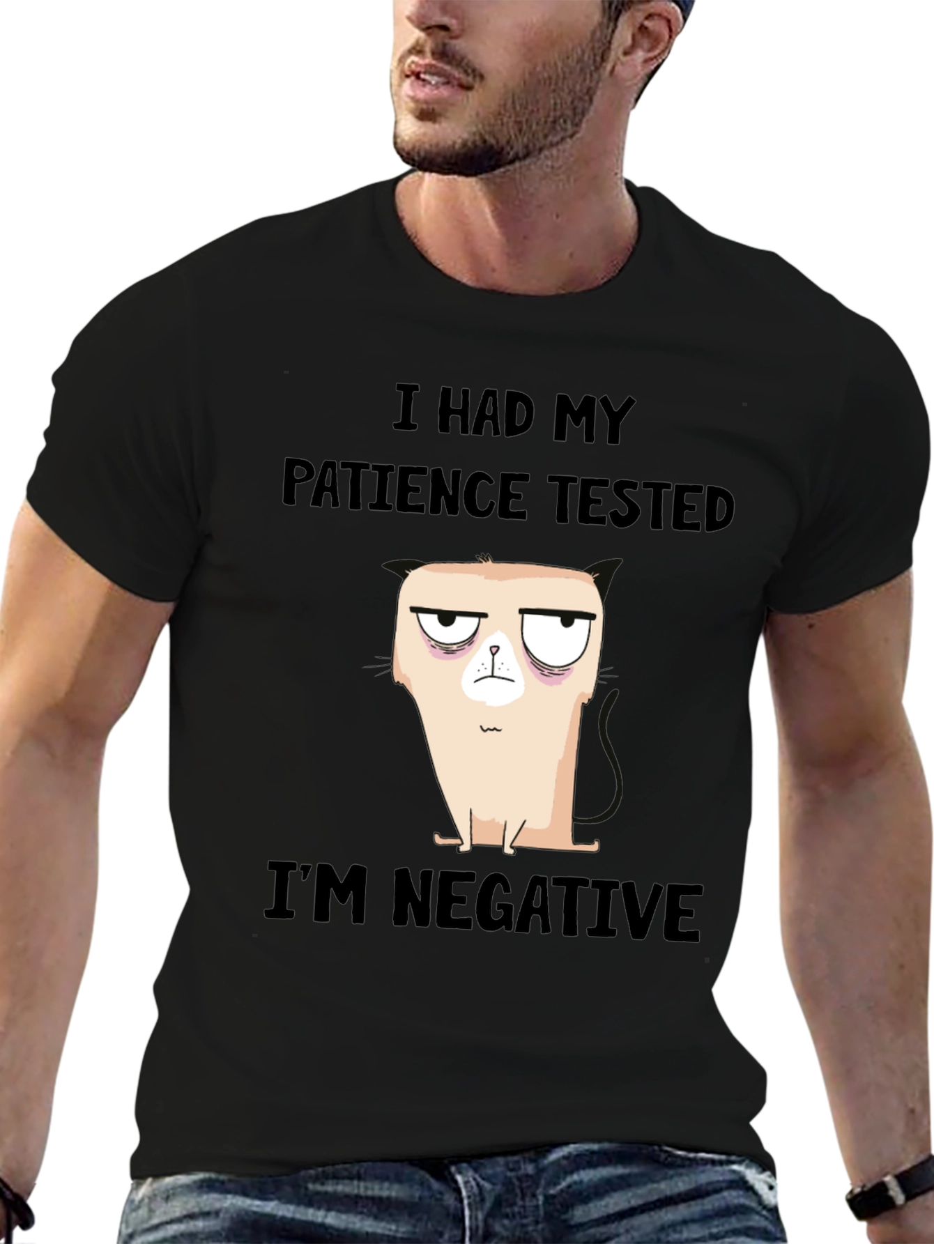 I Had My Patience Tested Funny Graphic T-Shirt