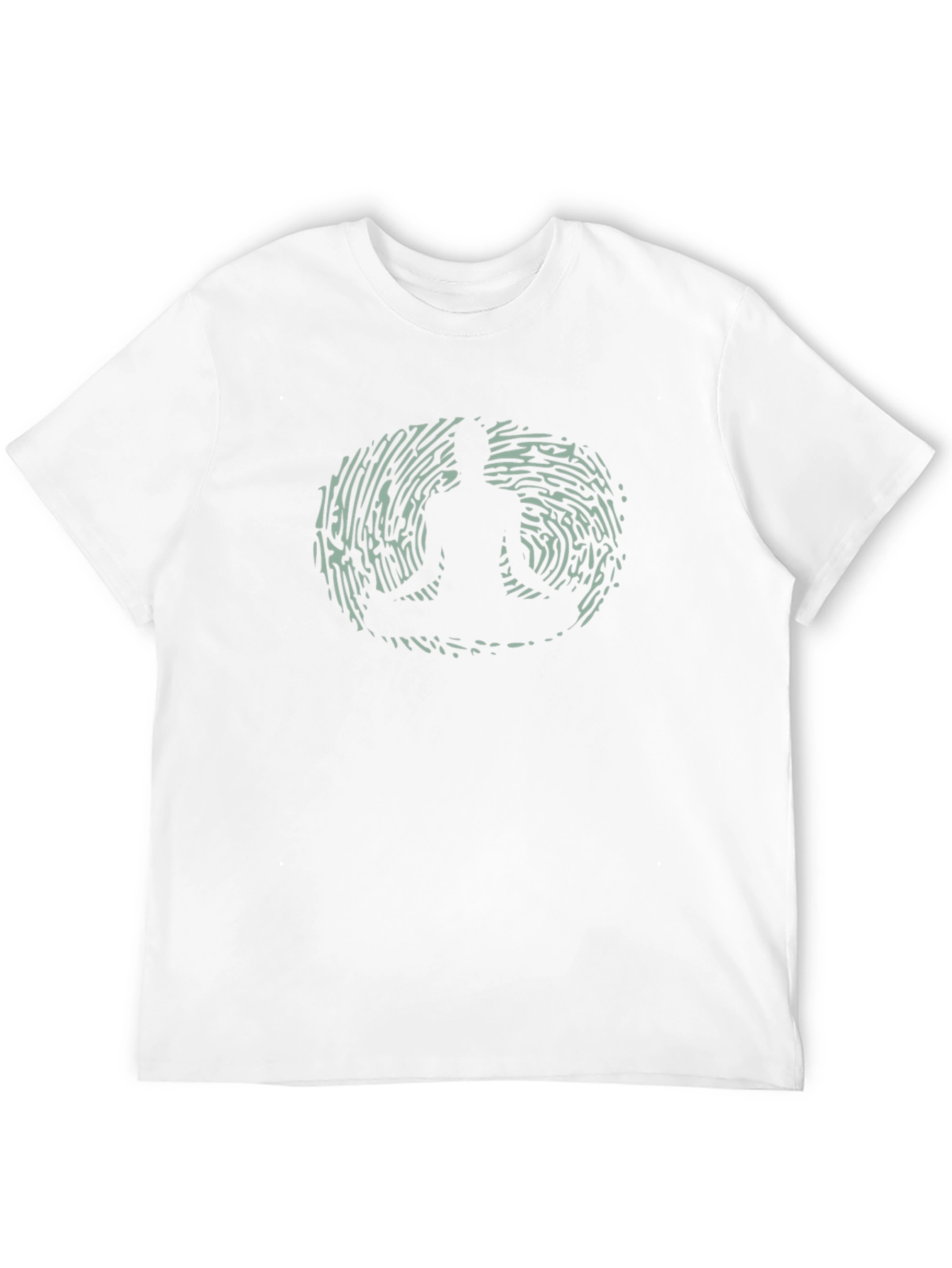 Zen Fingerprint T-Shirt - Meditate in Style
