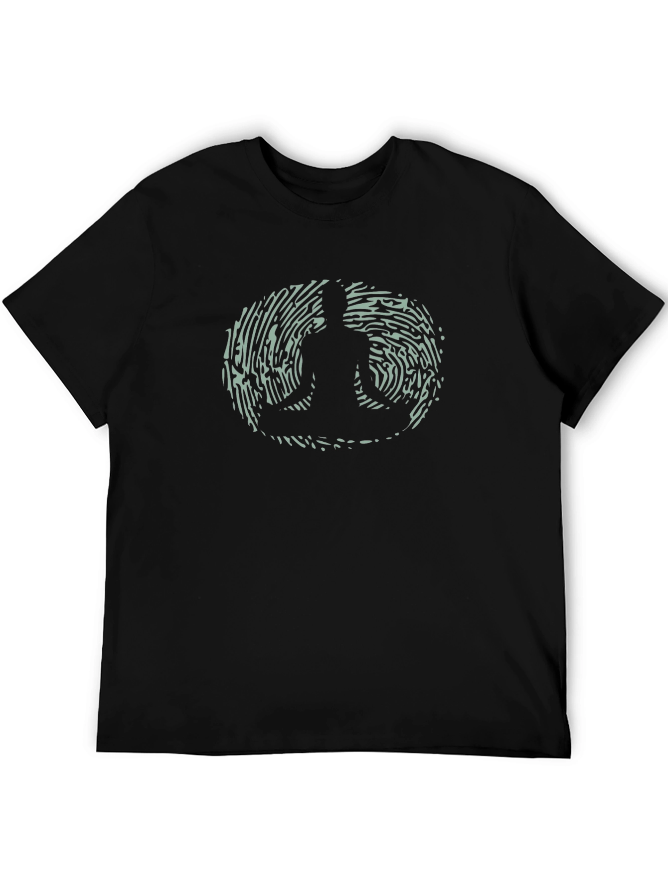 Zen Fingerprint T-Shirt - Meditate in Style