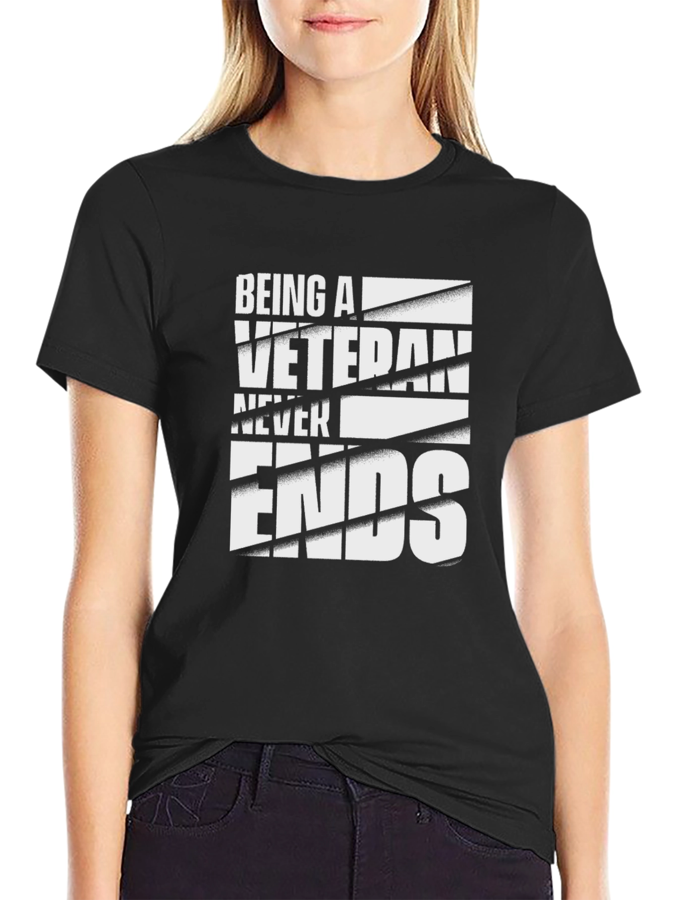 Being a Veteran Never Ends T-Shirt