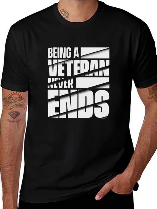 Being a Veteran Never Ends T-Shirt