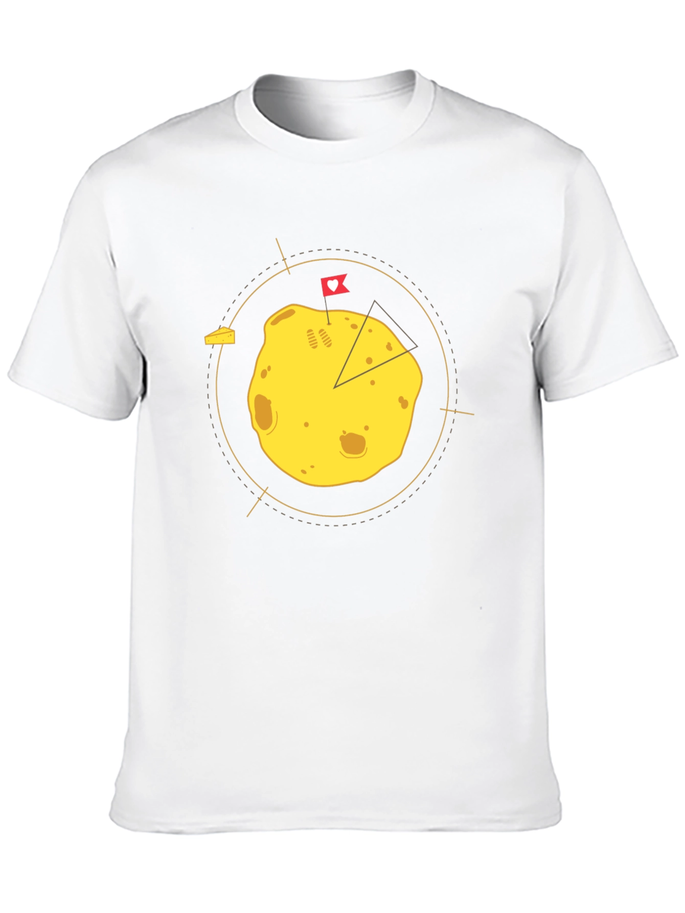 Funny Cheese Lover Graphic Tee - Black