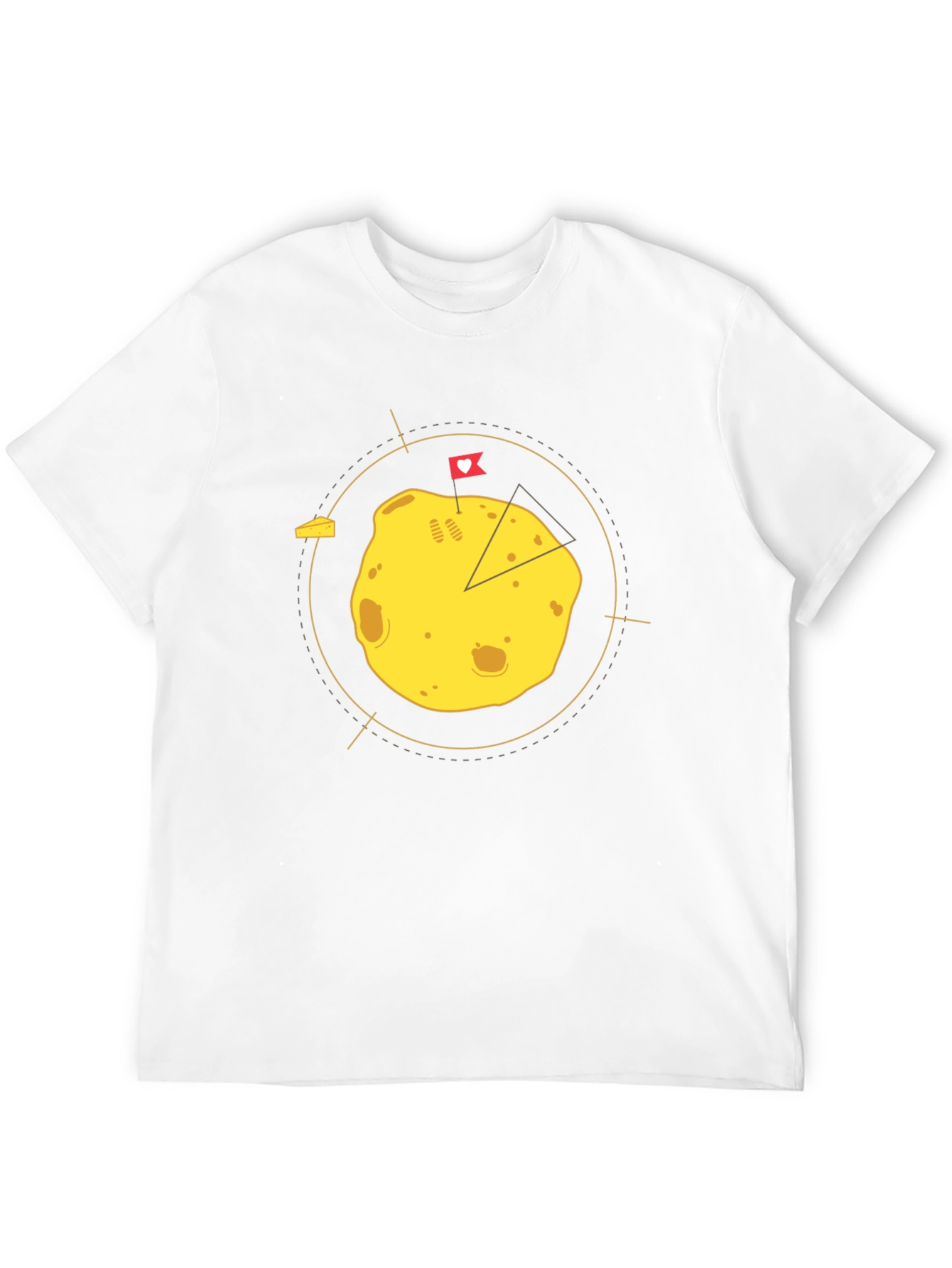 Funny Cheese Lover Graphic Tee - Black