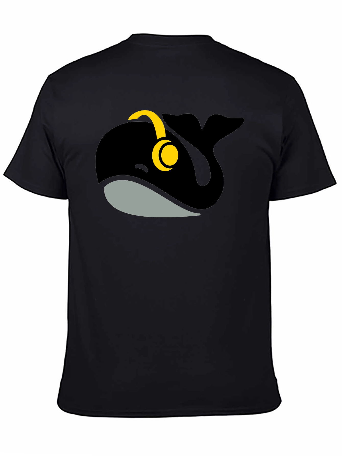 Whale with Headphones Graphic Tee