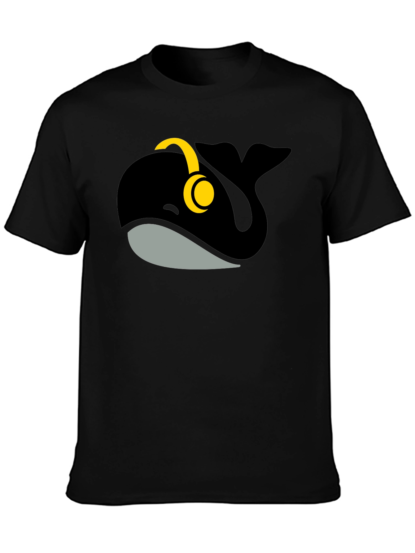 Whale with Headphones Graphic Tee