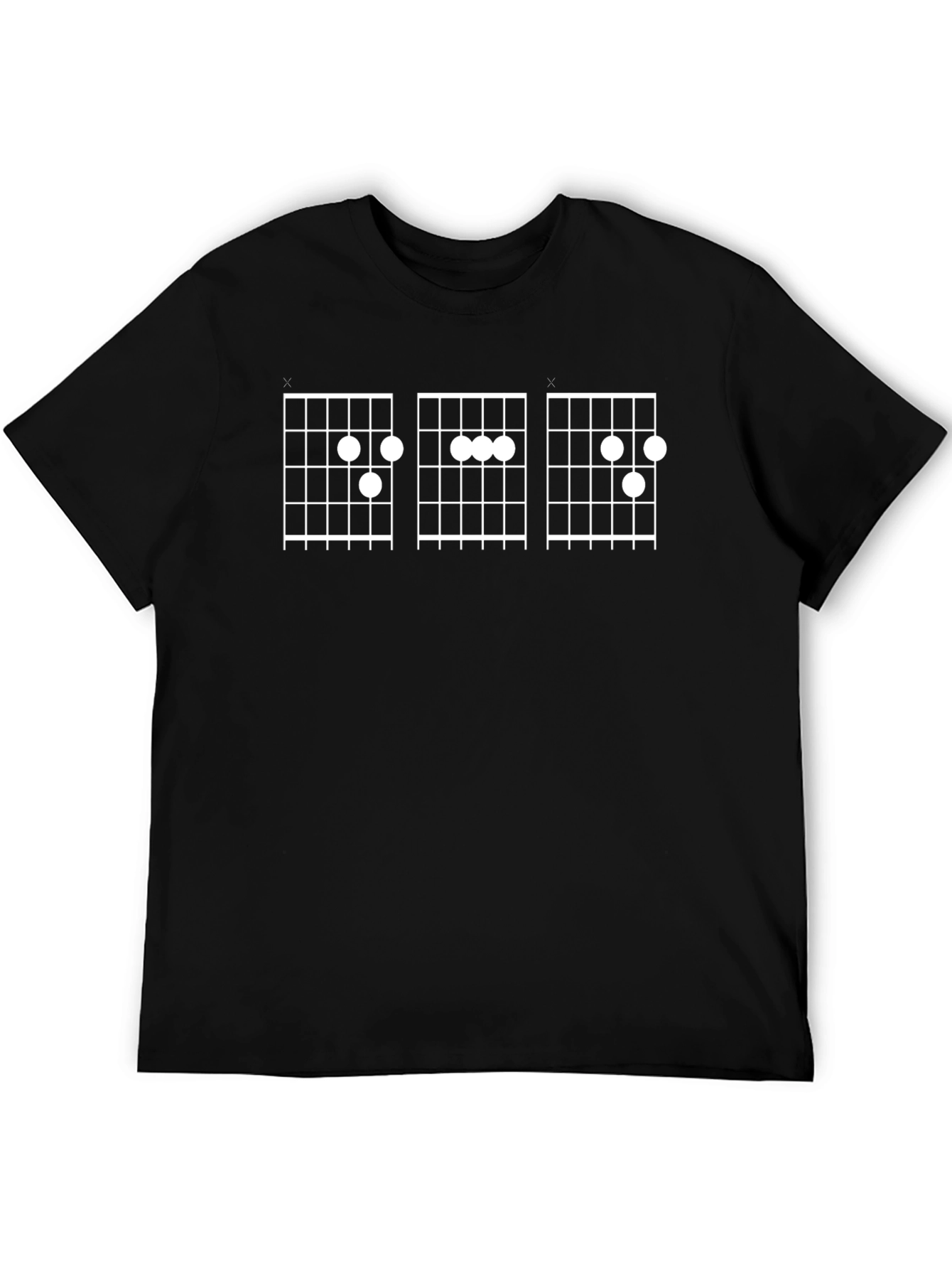 Guitar Chord Chart Graphic Tee - Musician T-Shirt