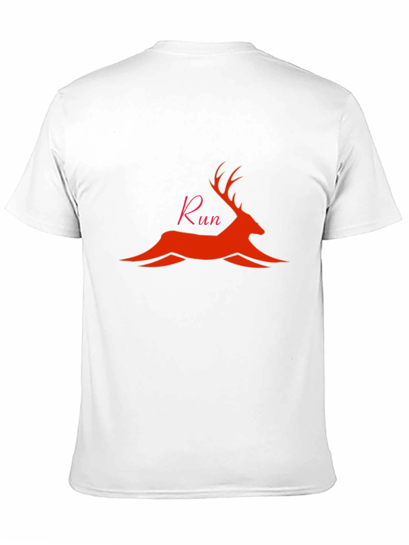 Deer Run Graphic T-Shirt - Black