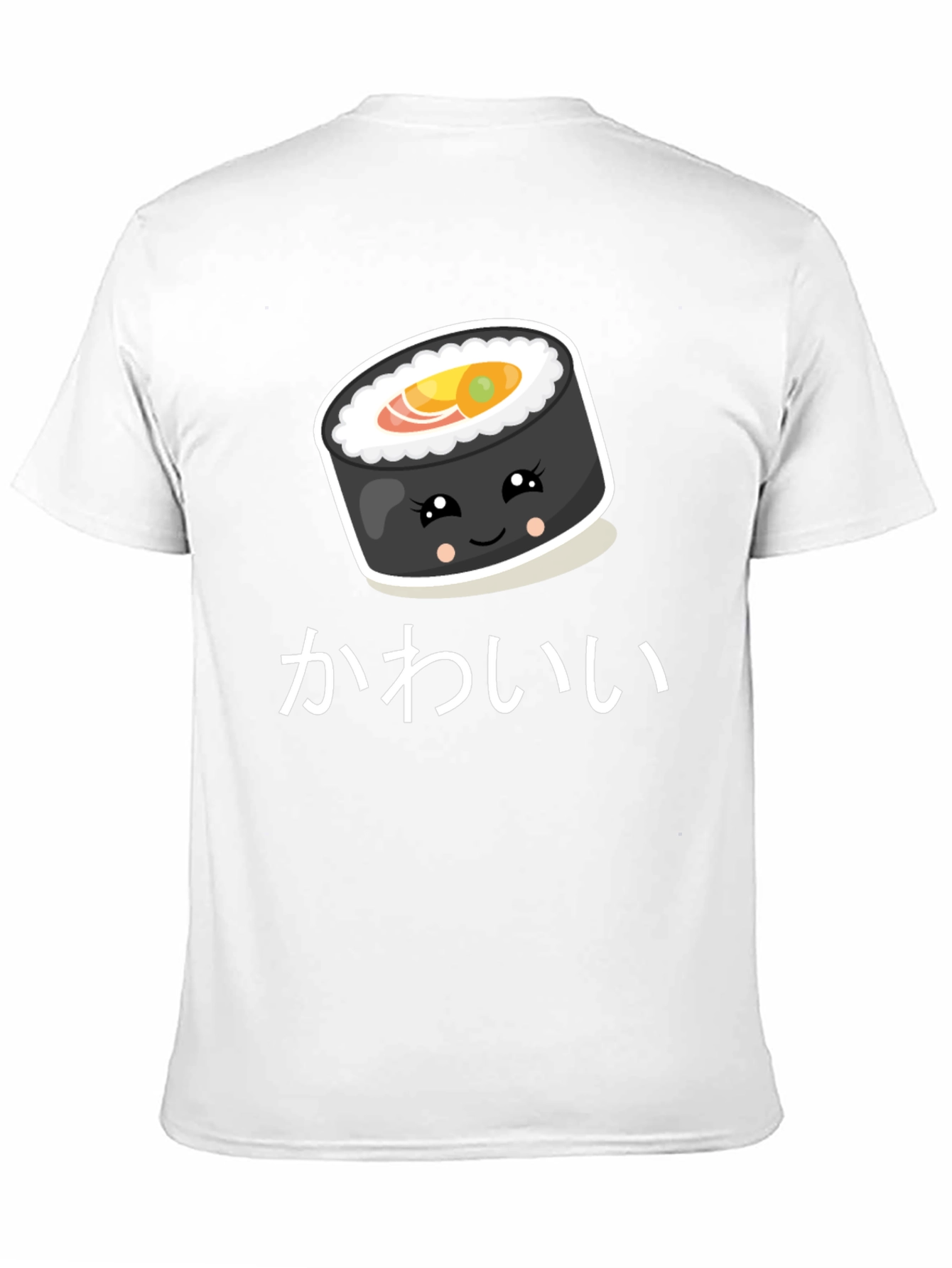 Cute Kawaii Sushi Roll Graphic T-Shirt