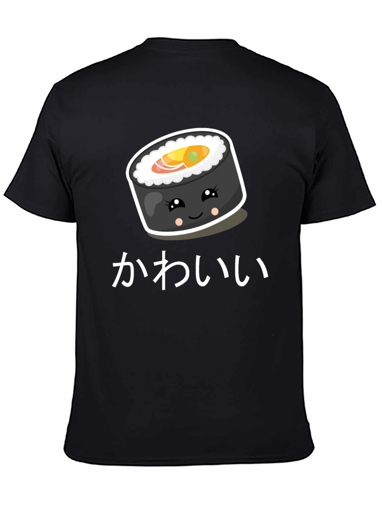 Cute Kawaii Sushi Roll Graphic T-Shirt