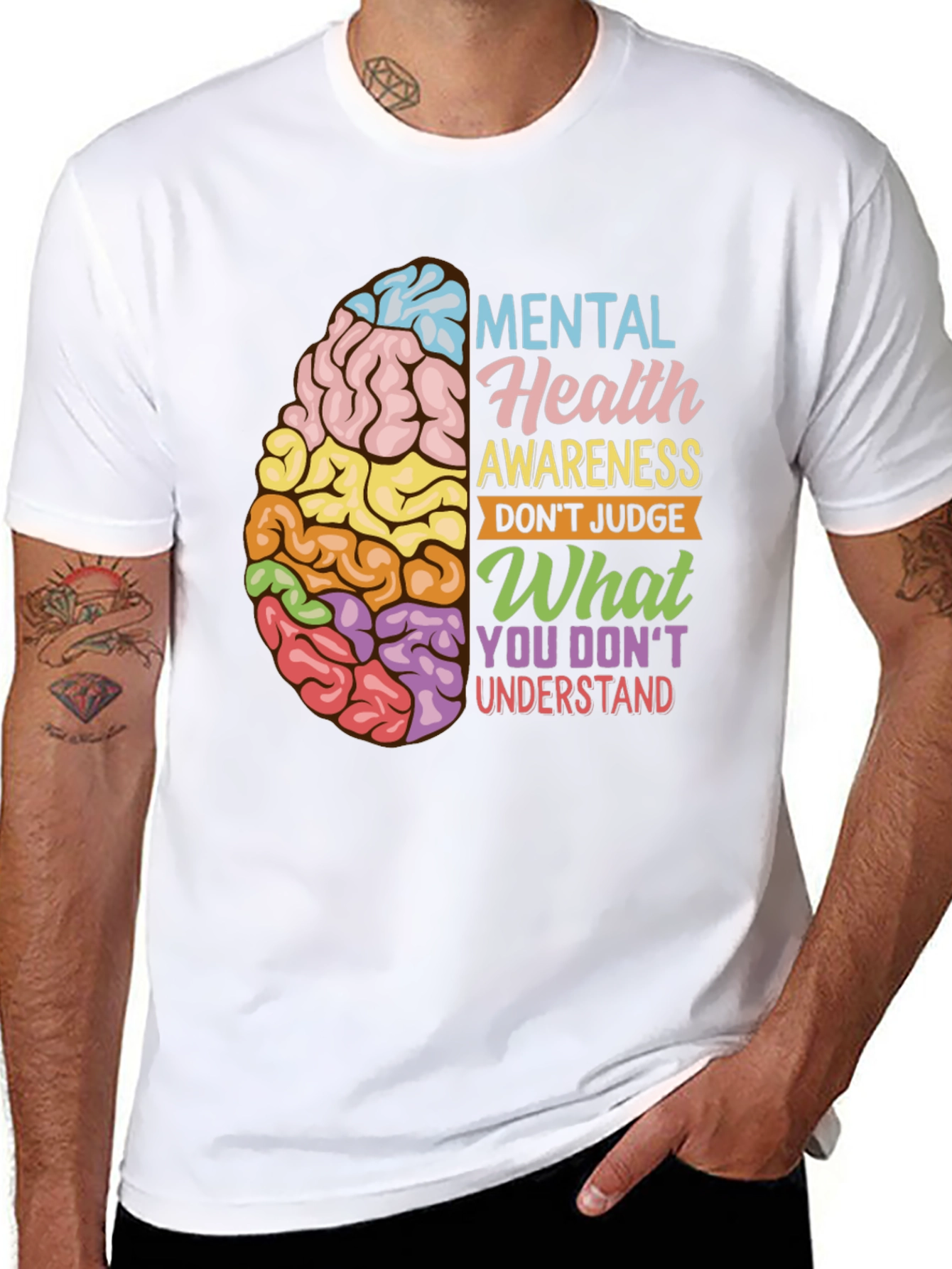 Mental Health Awareness Graphic T-Shirt