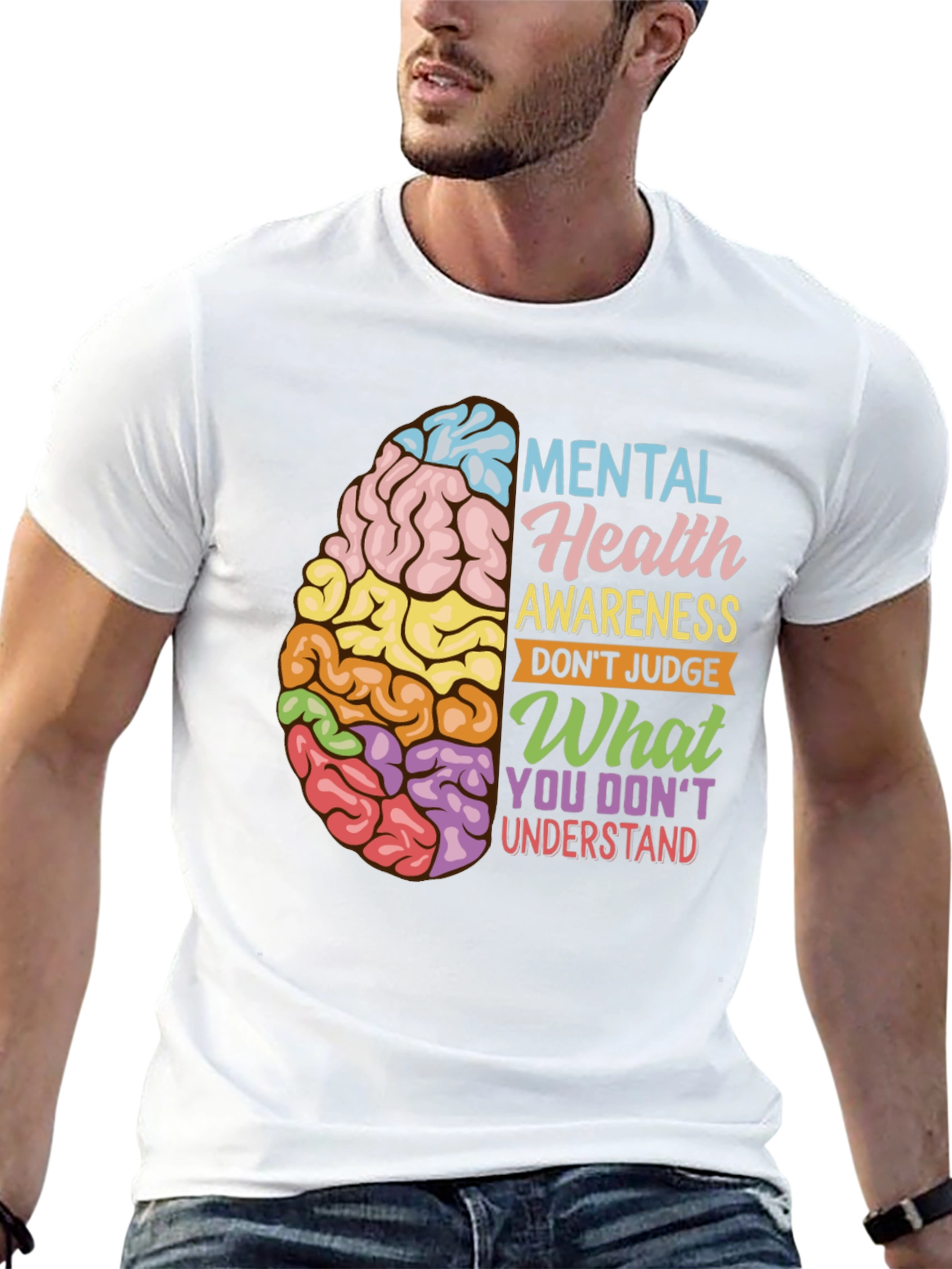 Mental Health Awareness Graphic T-Shirt