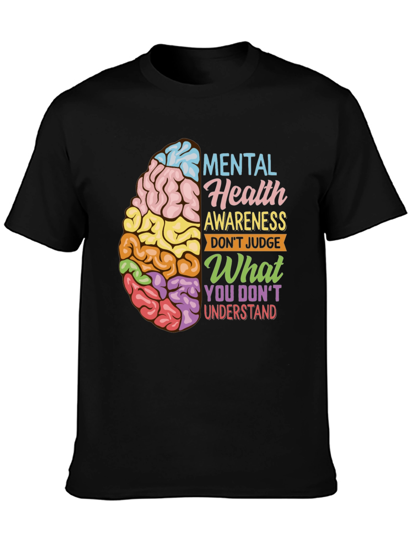 Mental Health Awareness Graphic T-Shirt