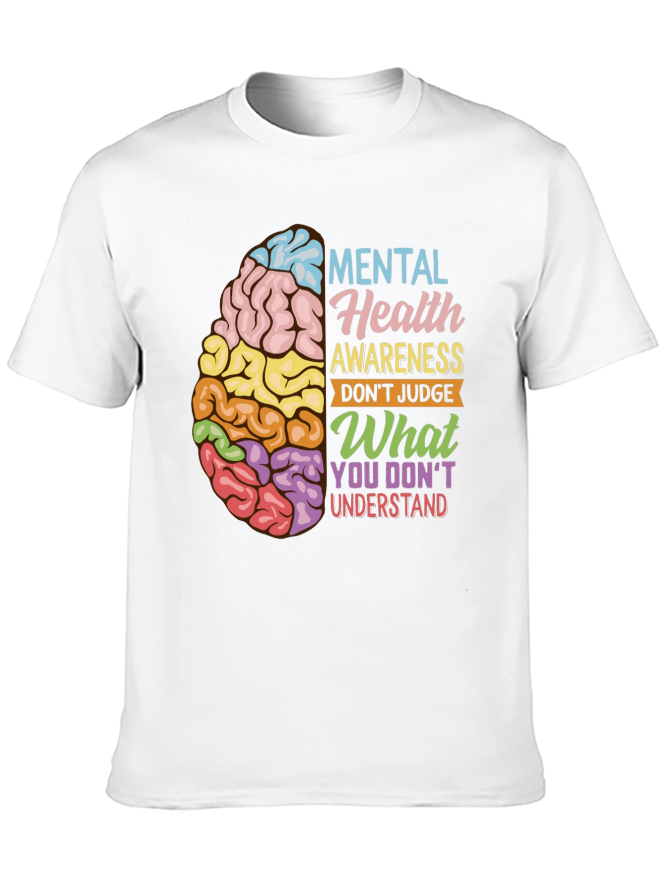 Mental Health Awareness Graphic T-Shirt
