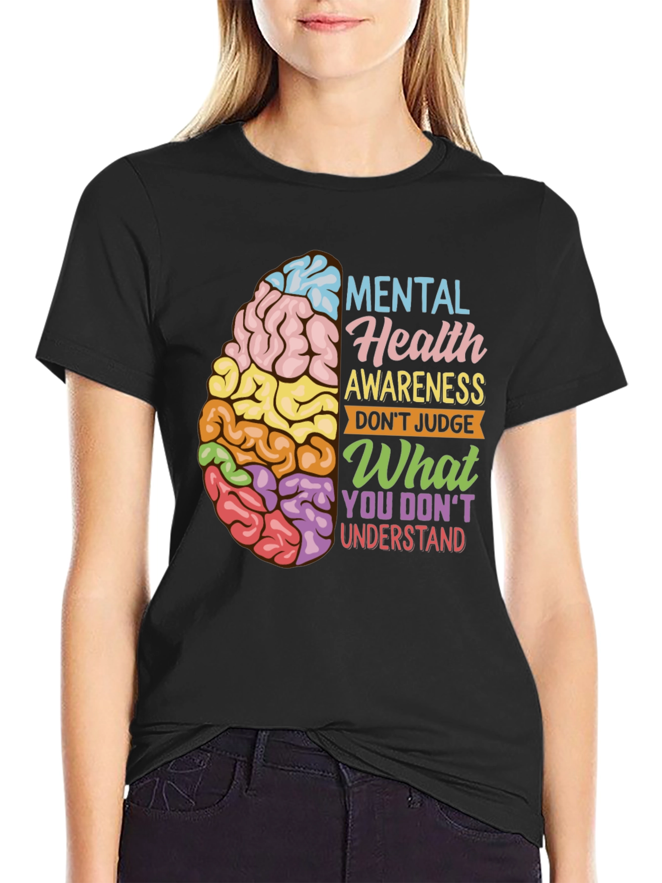 Mental Health Awareness Graphic T-Shirt