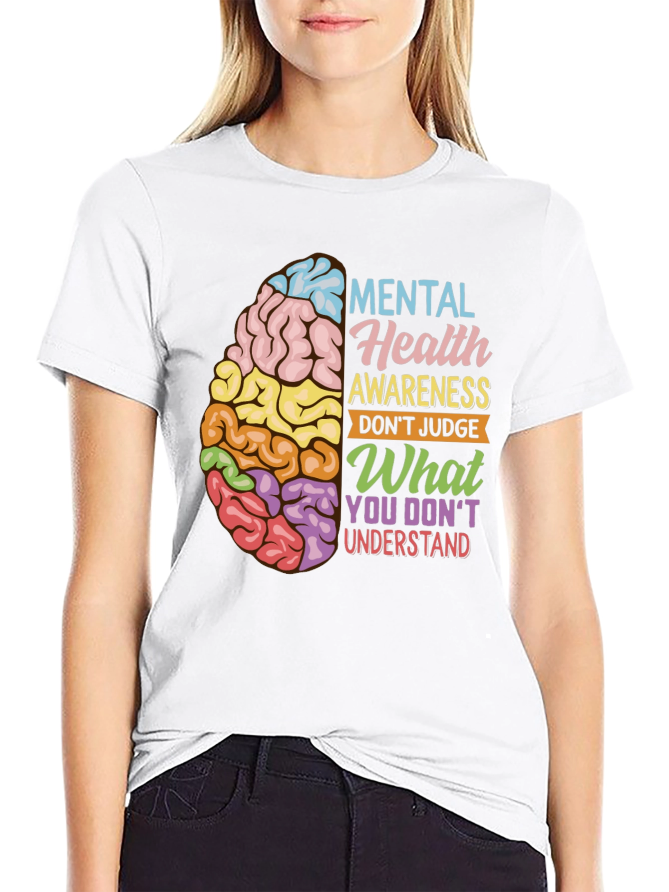 Mental Health Awareness Graphic T-Shirt