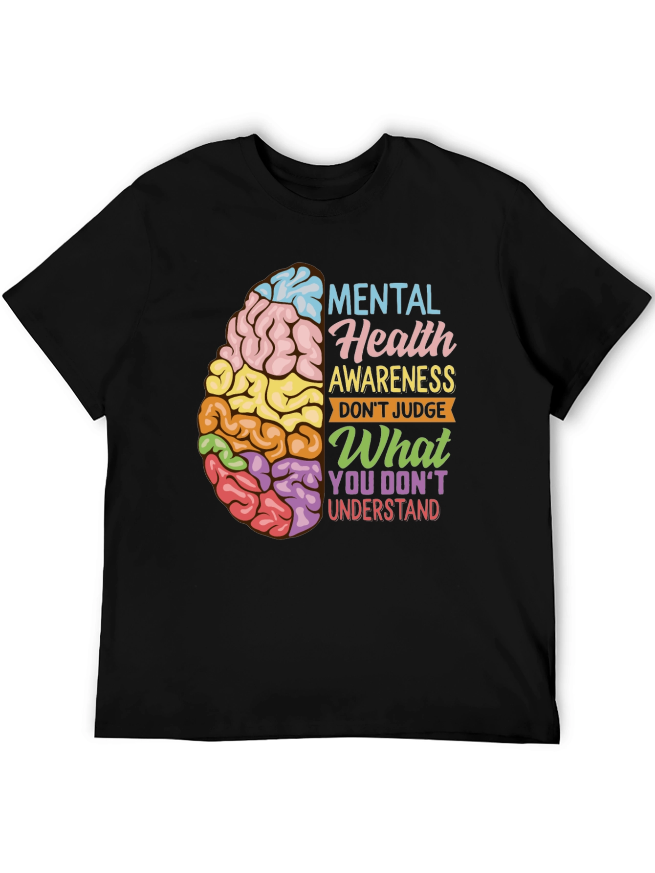 Mental Health Awareness Graphic T-Shirt
