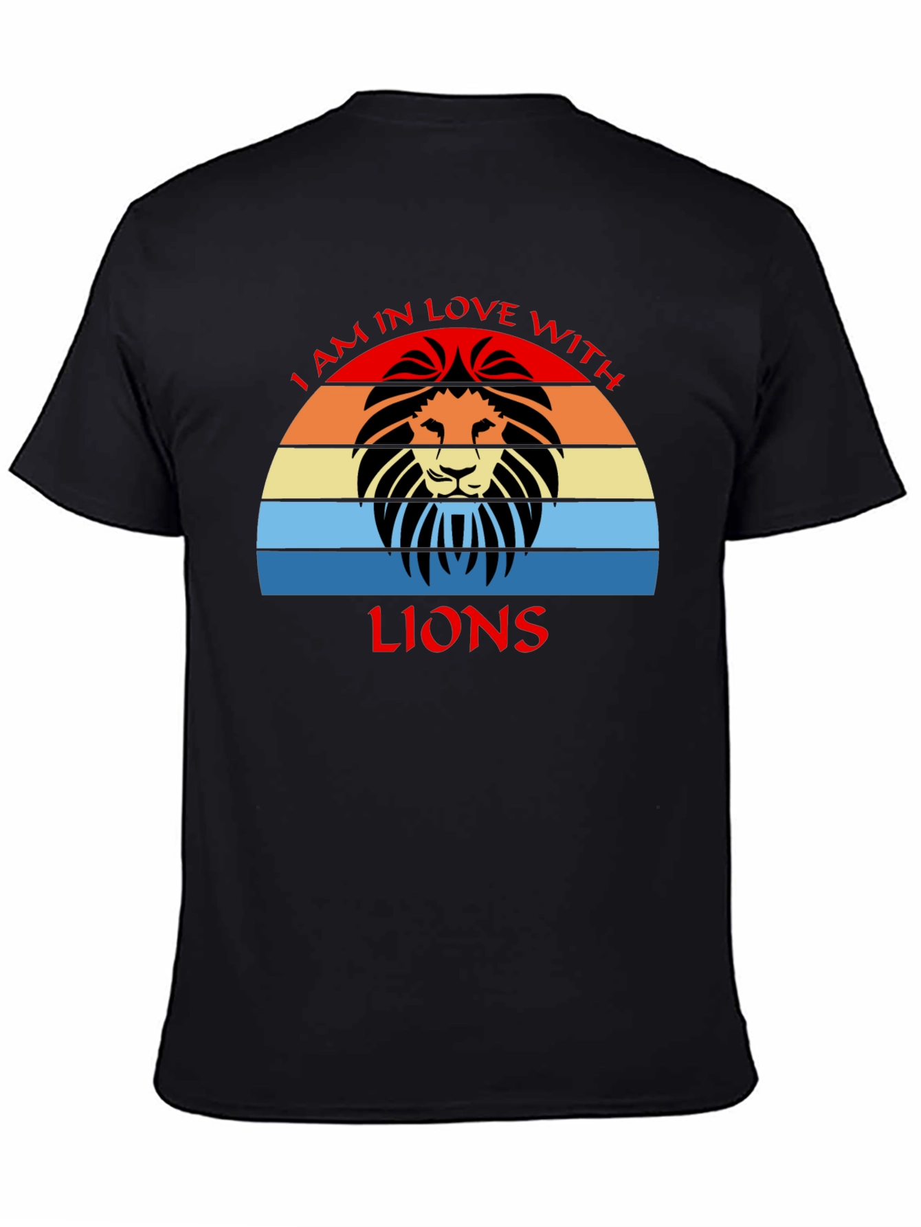 Lion Lover Retro Graphic Tee