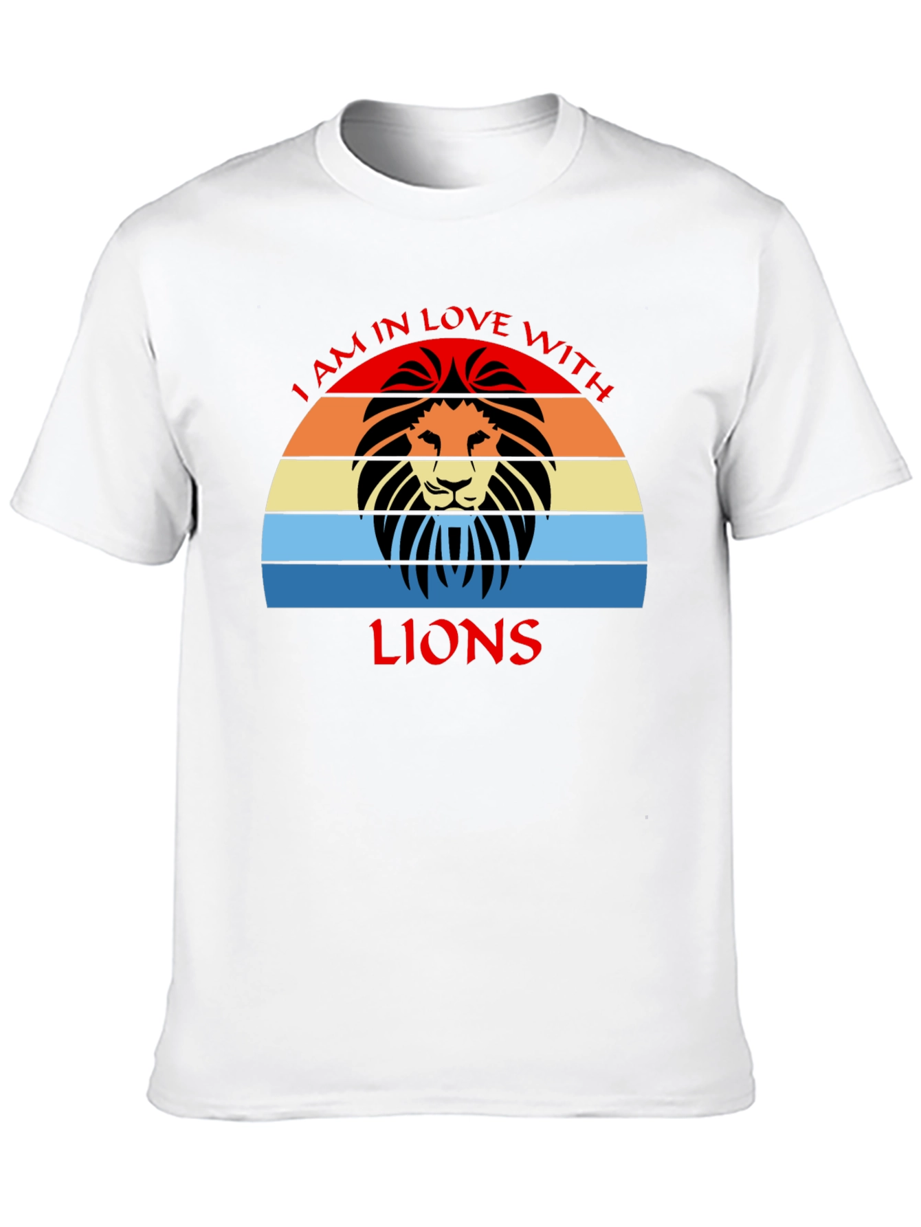 Lion Lover Retro Graphic Tee