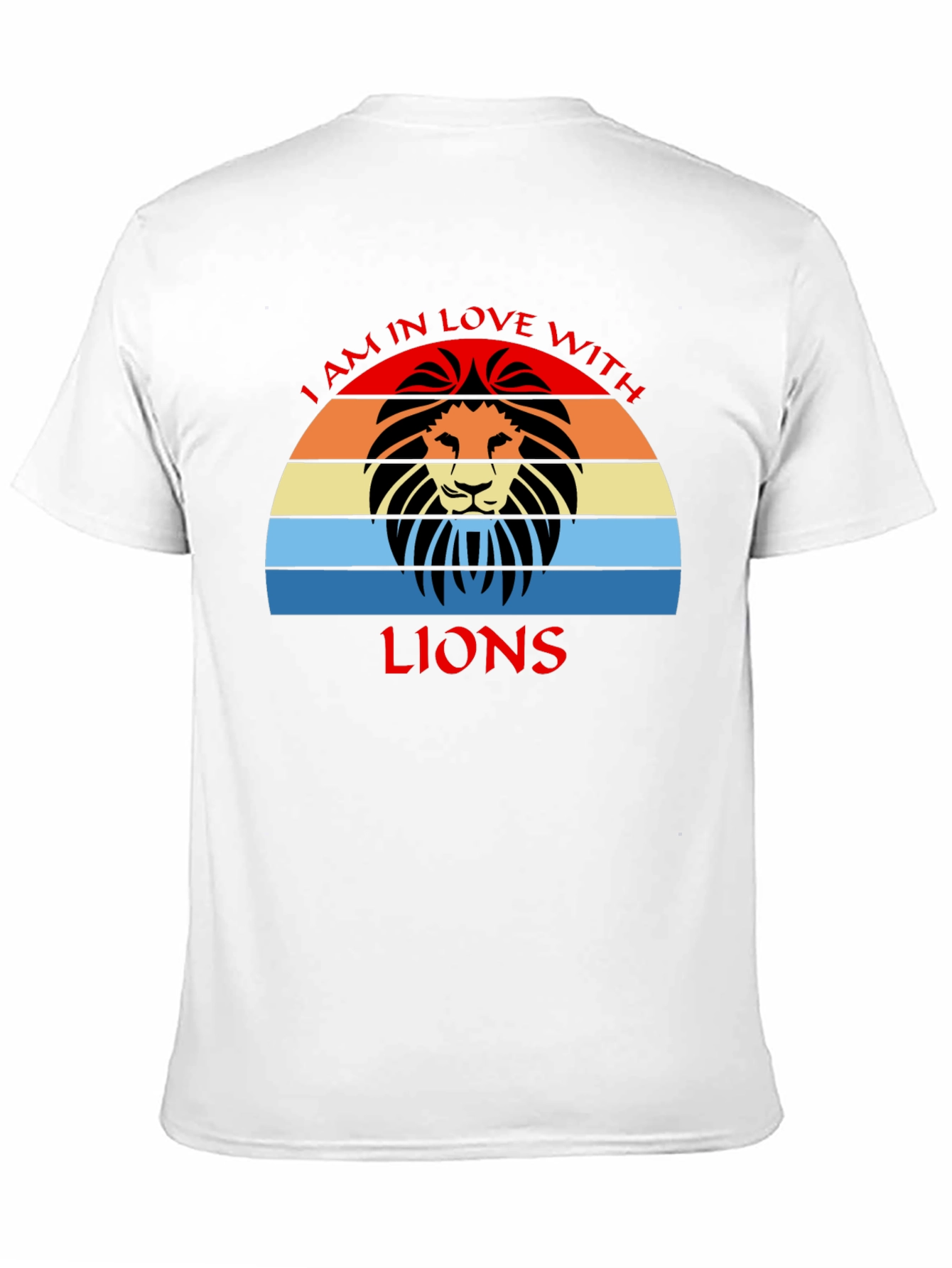Lion Lover Retro Graphic Tee