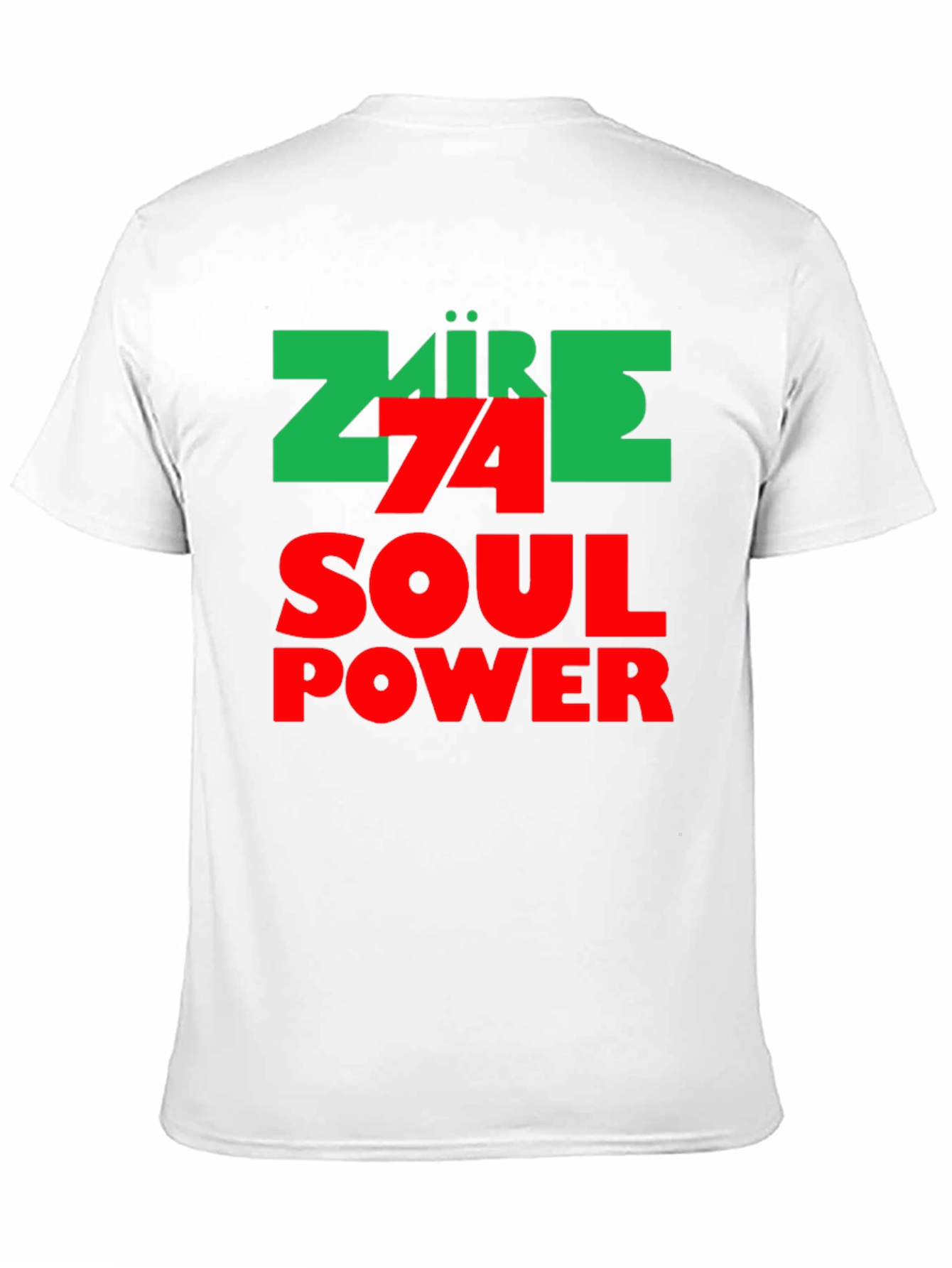 74 Soul Power Black T-Shirt - Retro Style