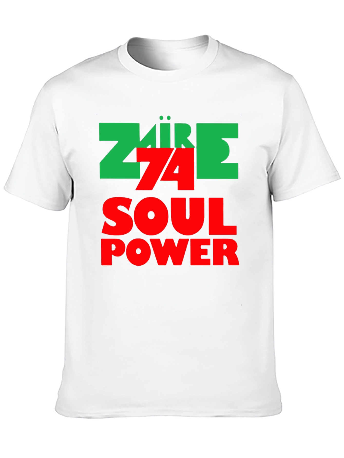 74 Soul Power Black T-Shirt - Retro Style