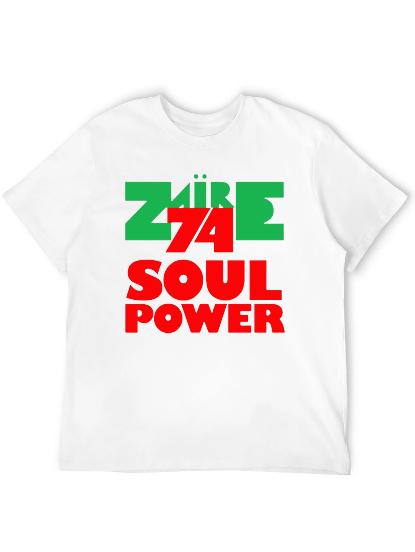 74 Soul Power Black T-Shirt - Retro Style