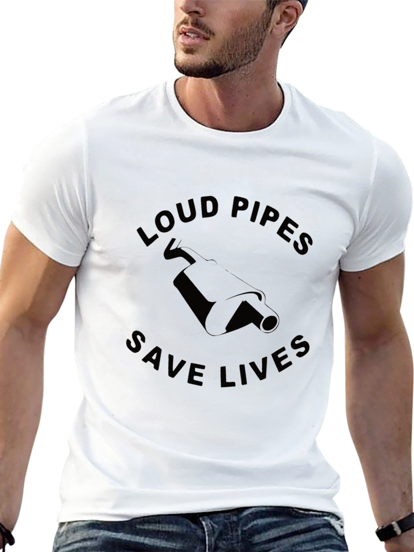Loud Pipes Save Lives Graphic Tee