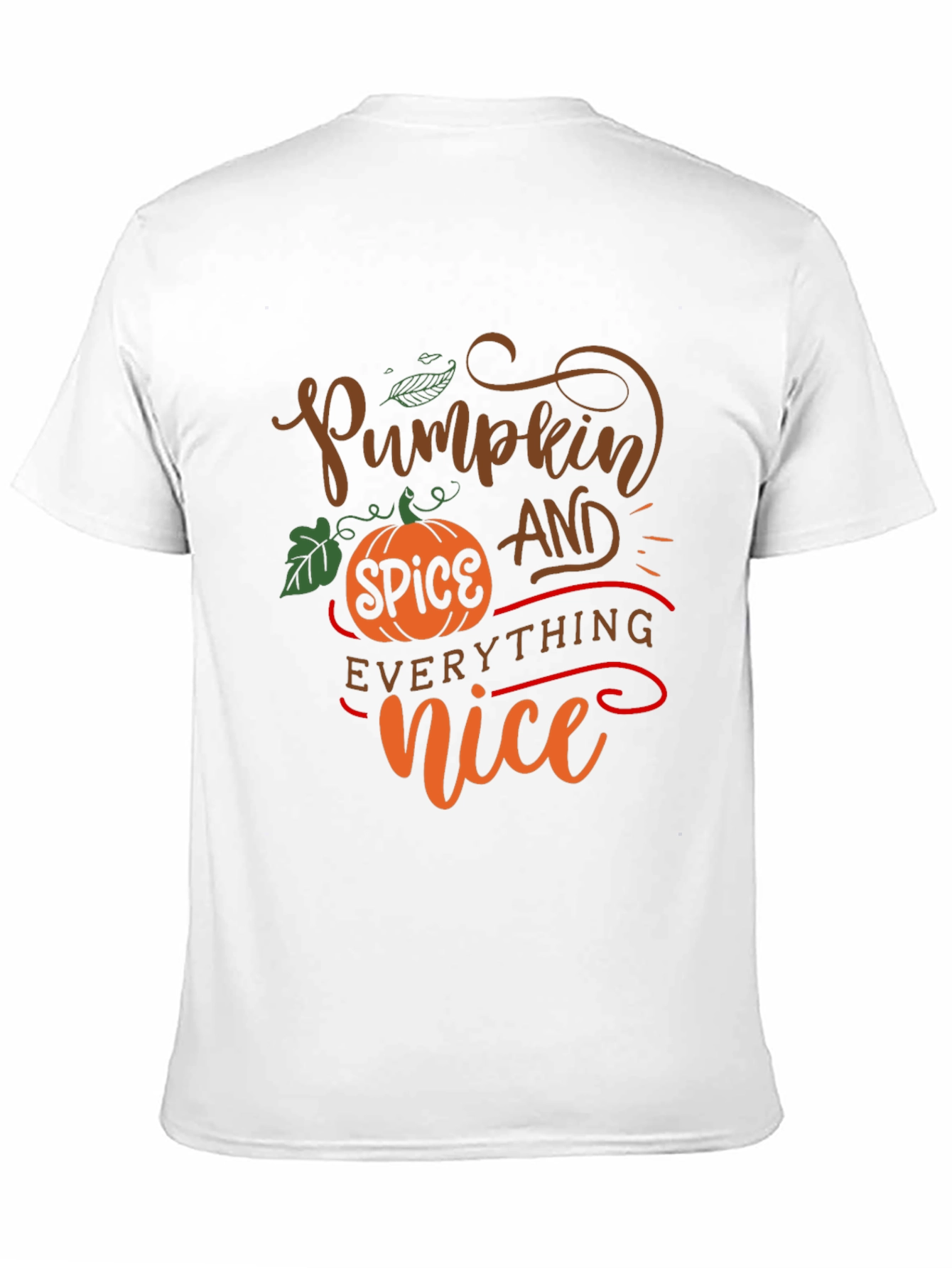 Pumpkin Spice Everything Nice Black T-Shirt