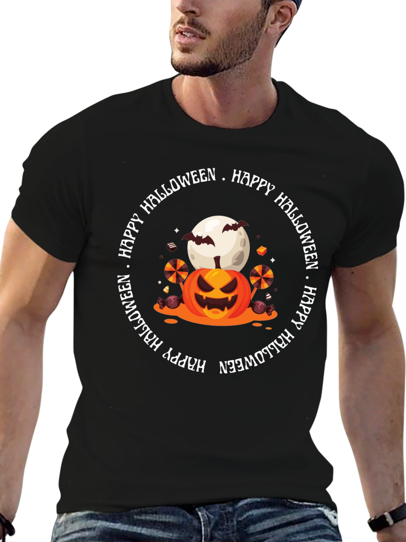 Happy Halloween Graphic T-Shirt