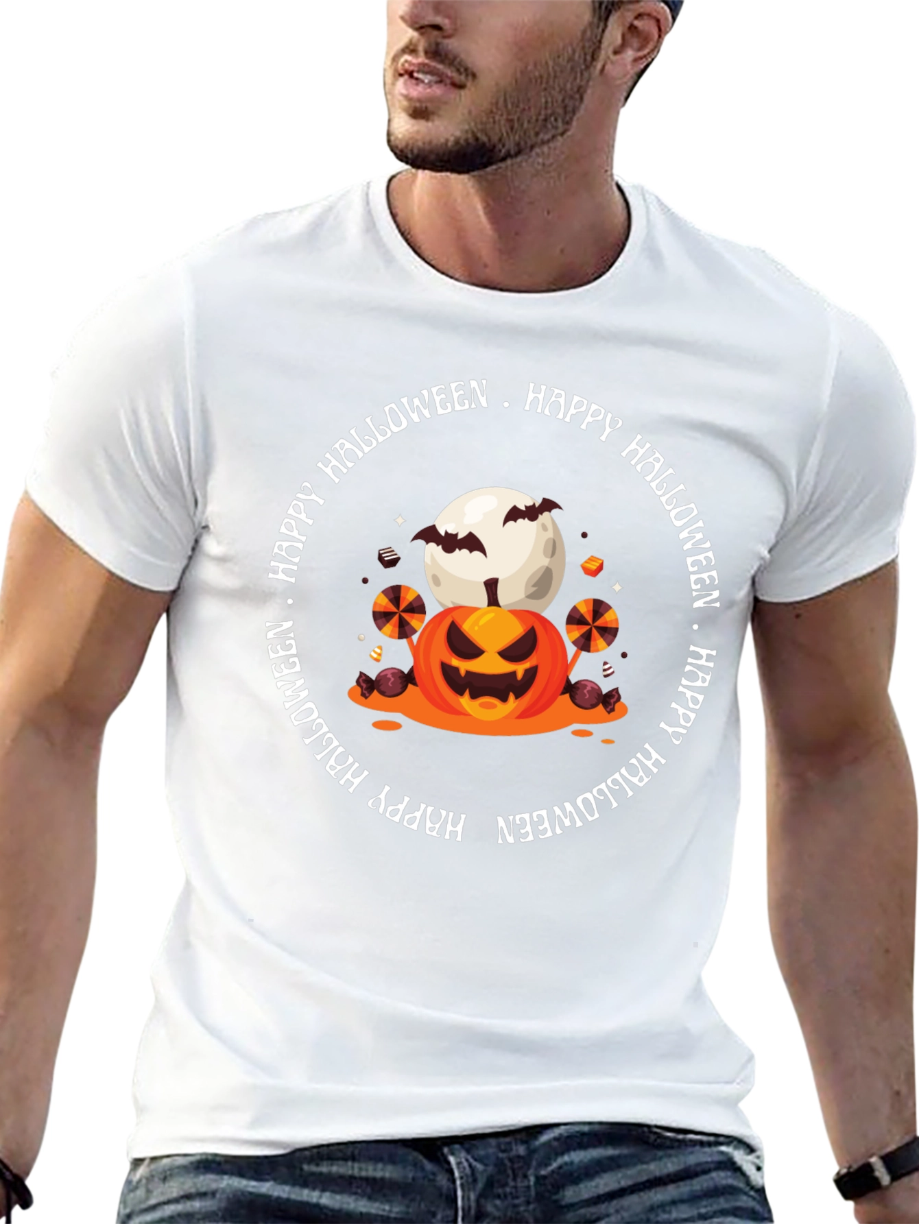 Happy Halloween Graphic T-Shirt