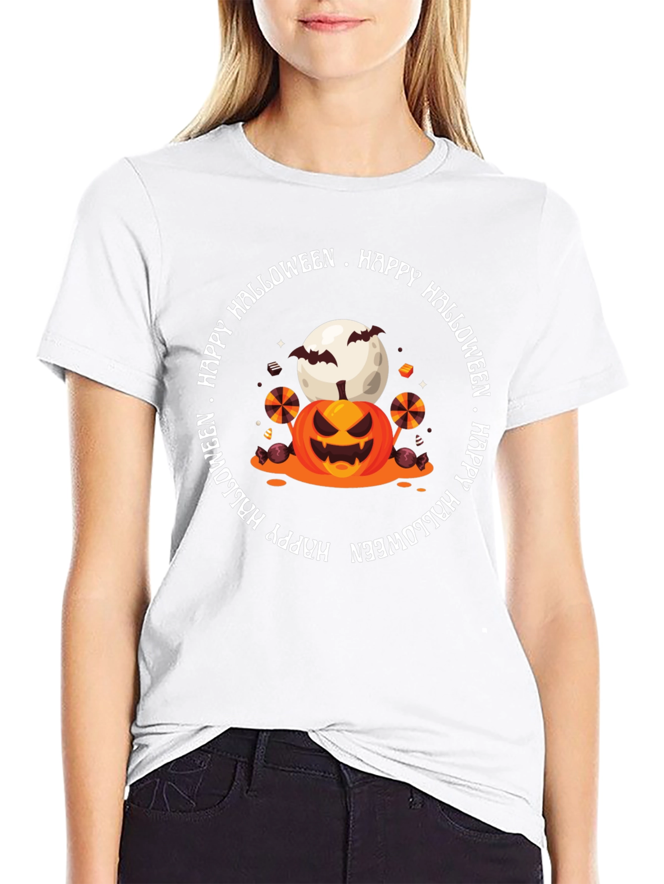Happy Halloween Graphic T-Shirt