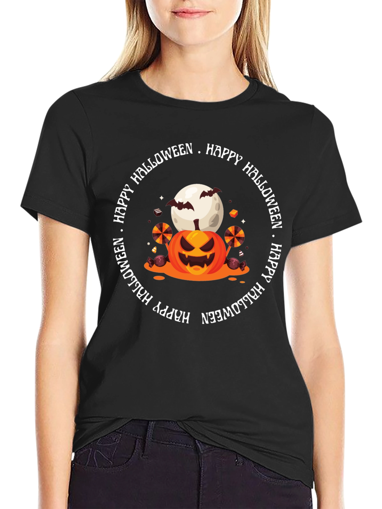 Happy Halloween Graphic T-Shirt