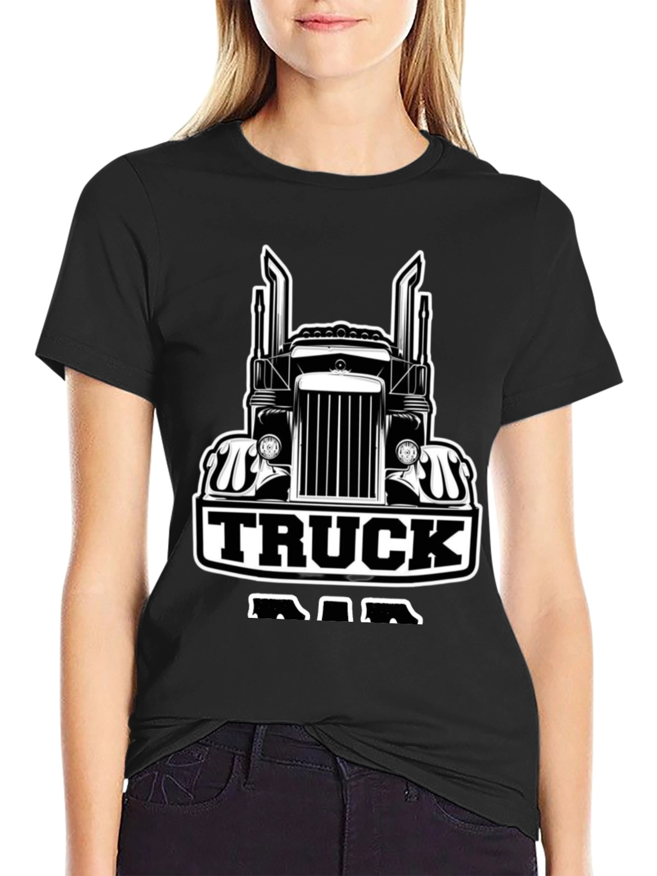 Truck Dad T-Shirt - Black Tee