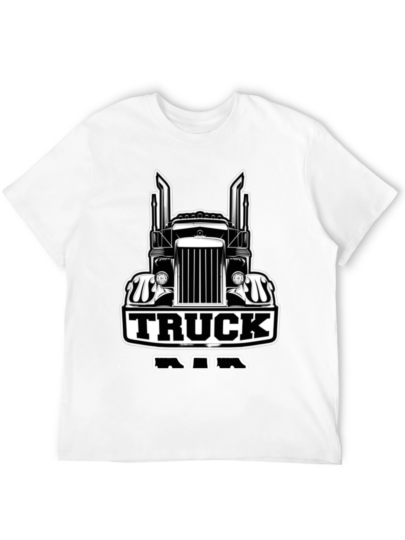Truck Dad T-Shirt - Black Tee