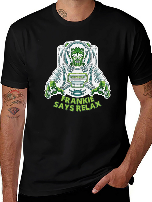 Frankie Says Relax T-Shirt - Astronaut Frankenstein