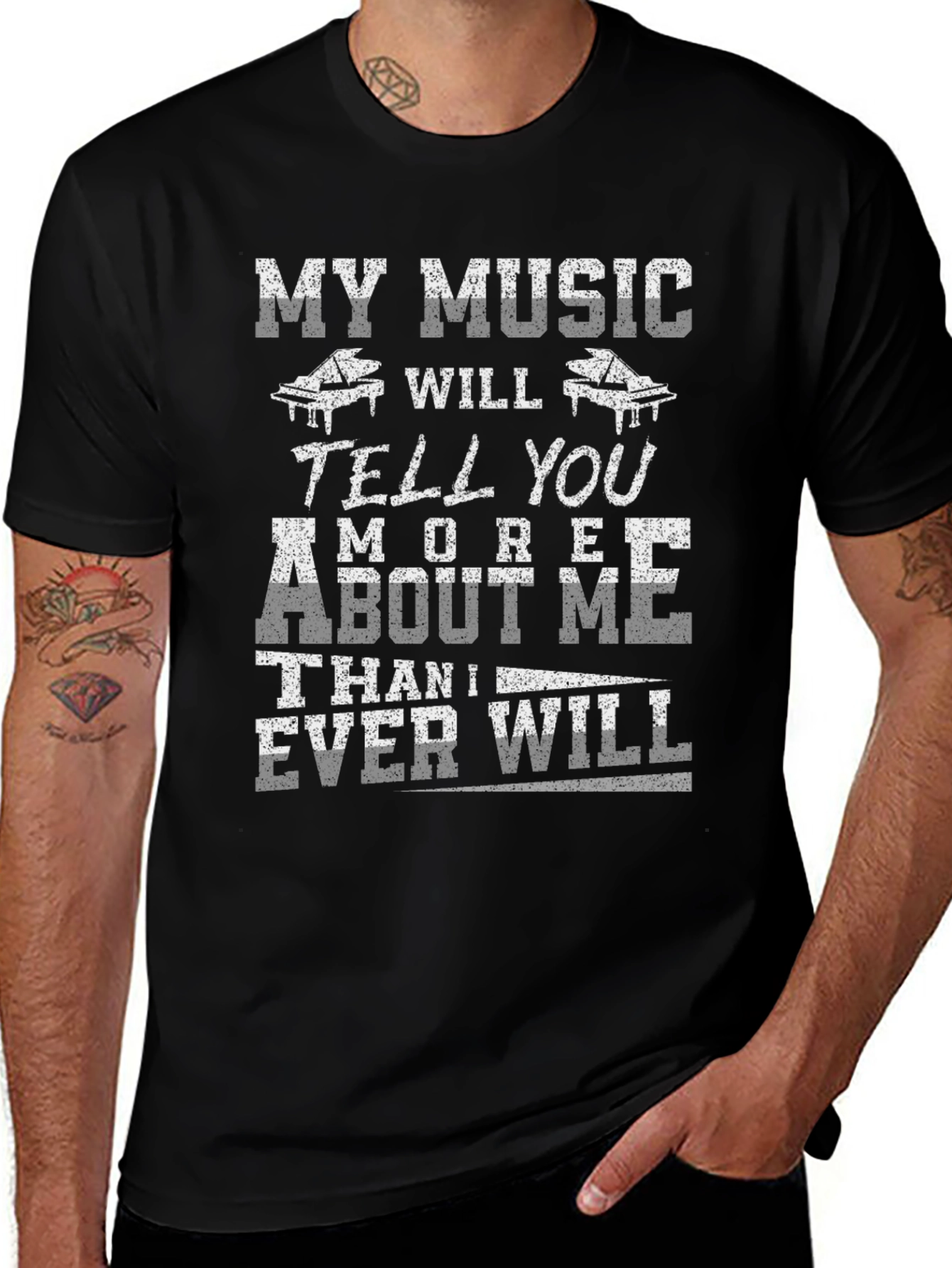My Music Will Tell You More T-Shirt