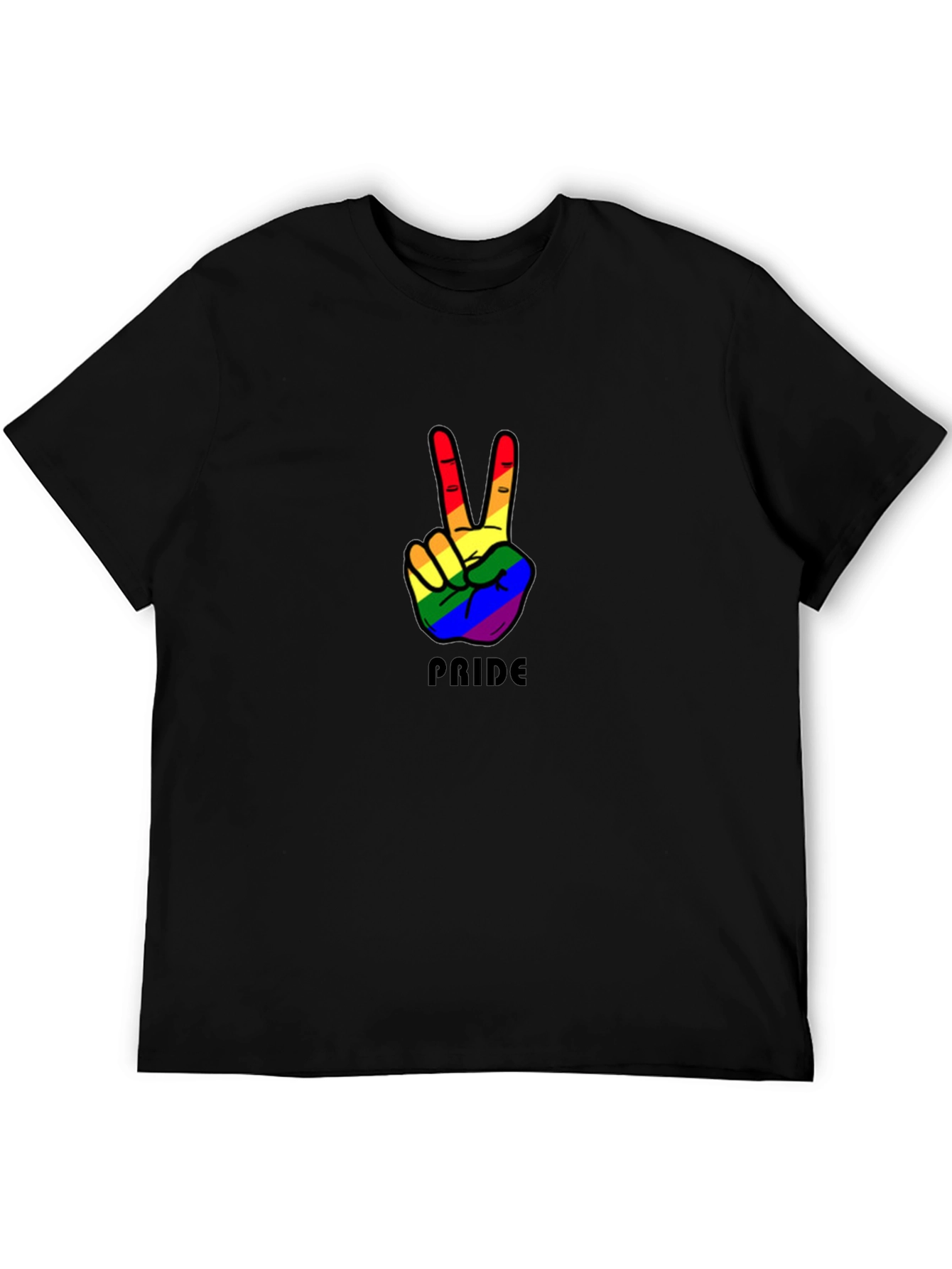 Pride Peace Sign Graphic Tee