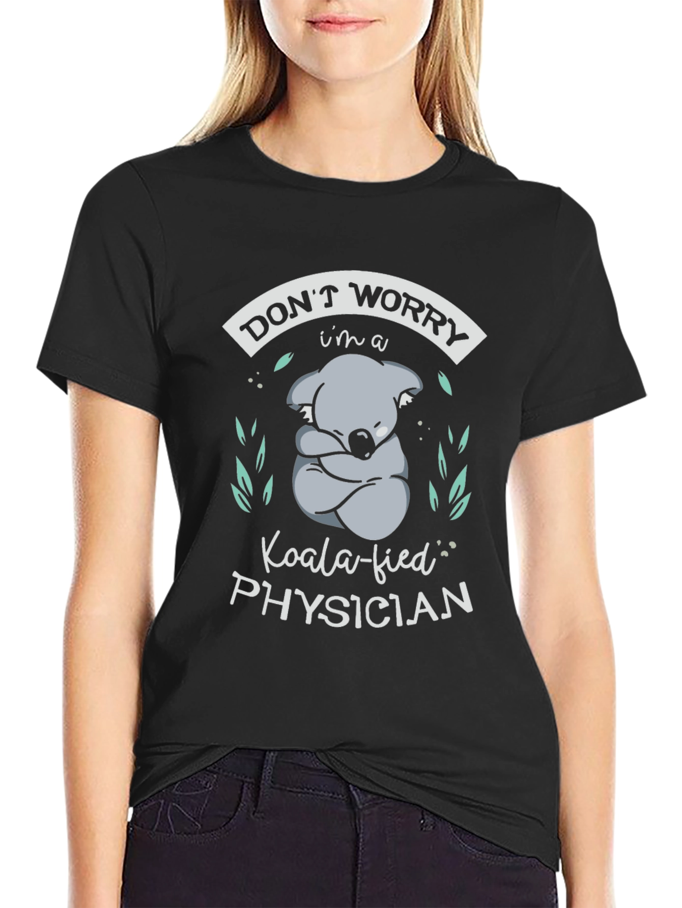 Koala-fied Physician Funny T-Shirt