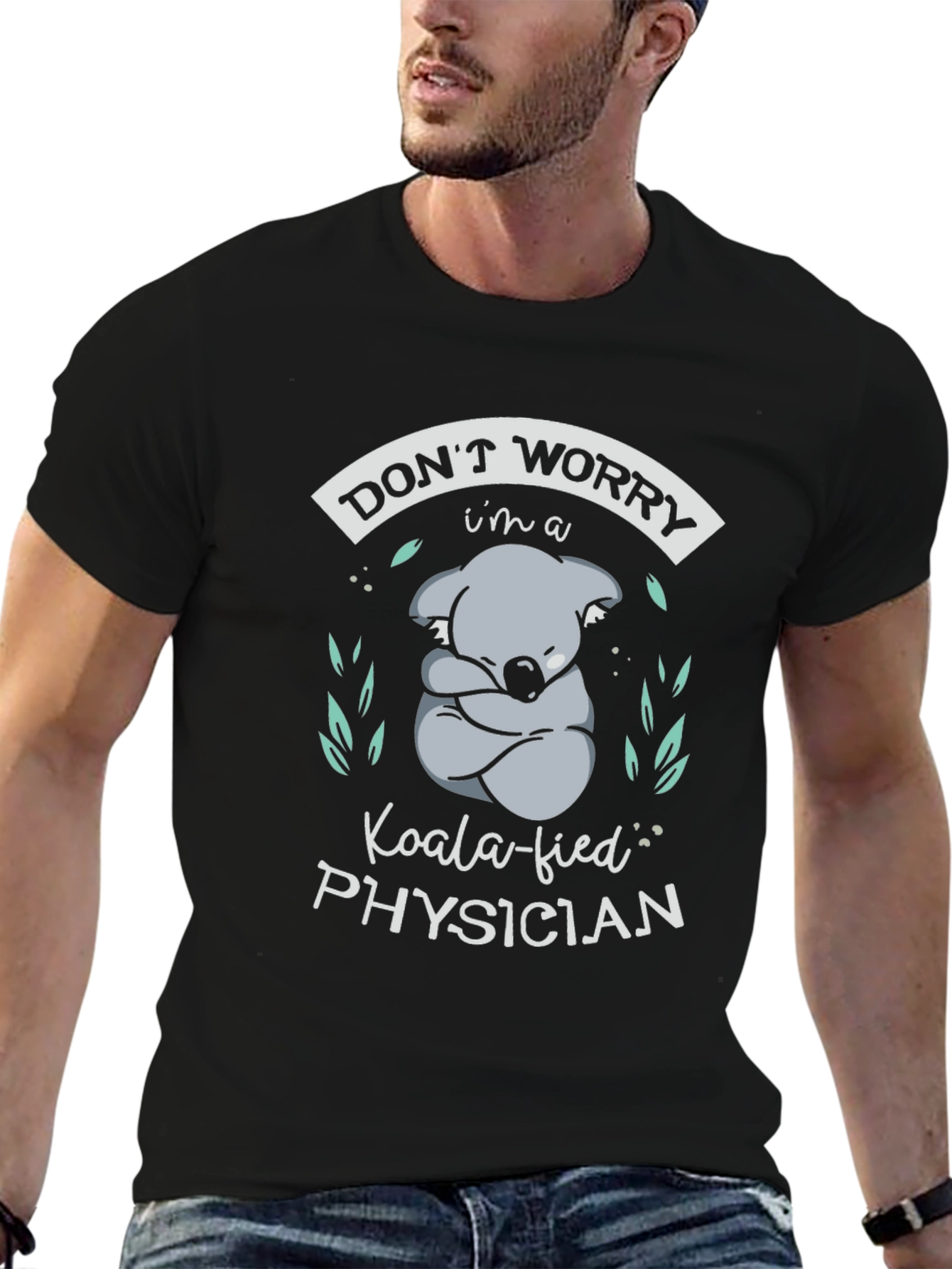 Koala-fied Physician Funny T-Shirt