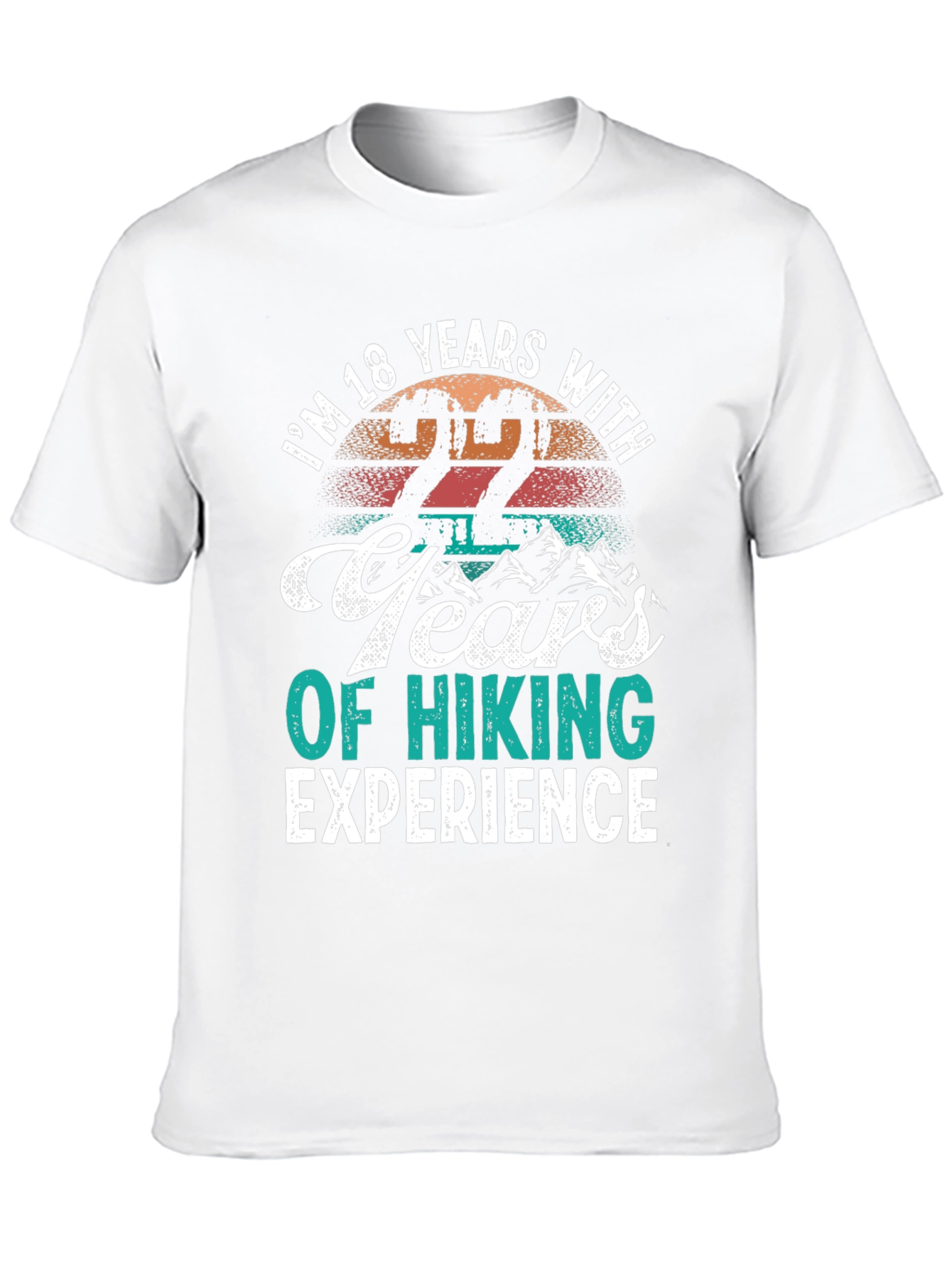 Funny Hiking T-Shirt - 22 Years Experience