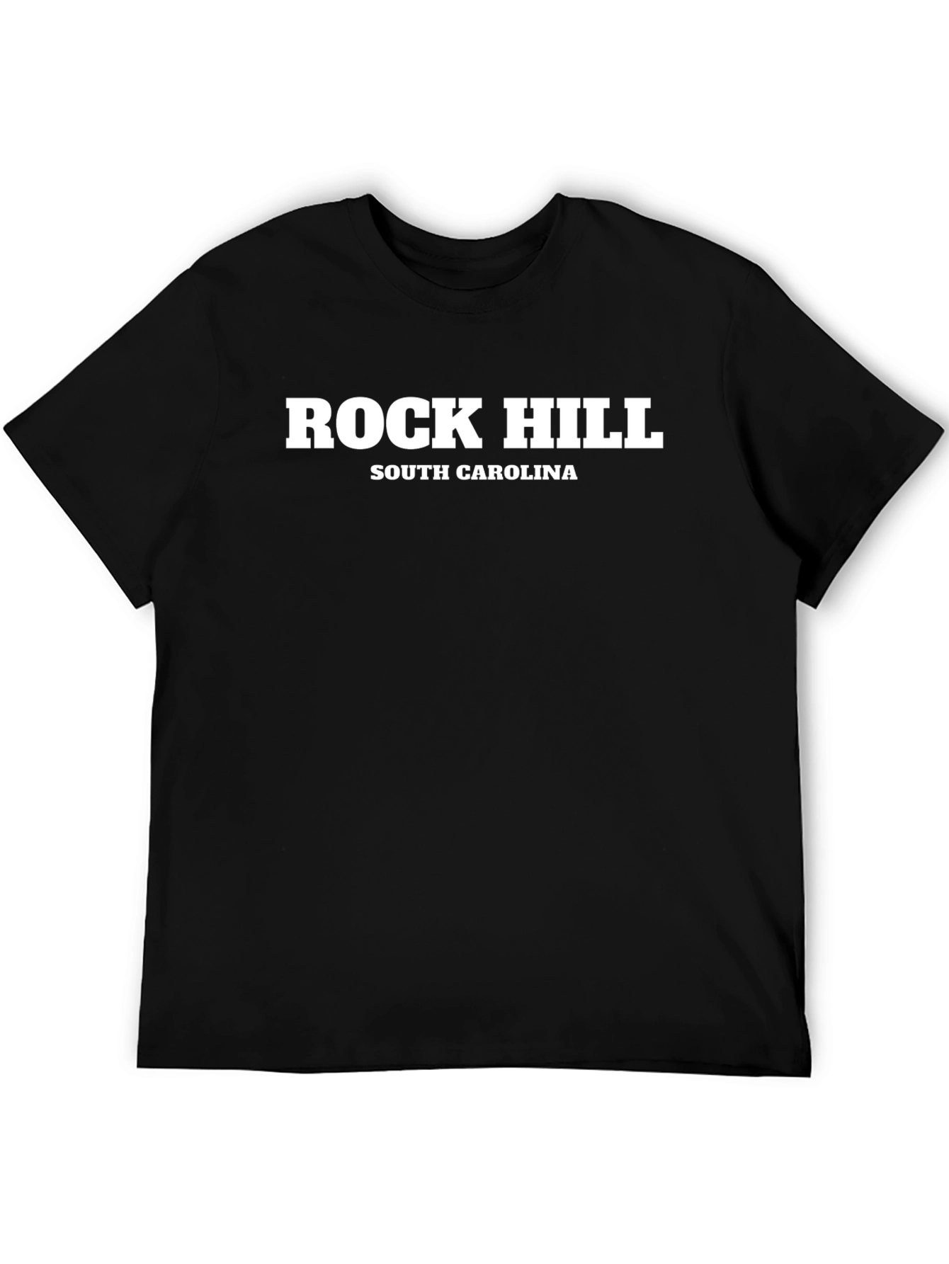 Rock Hill South Carolina Black T-Shirt