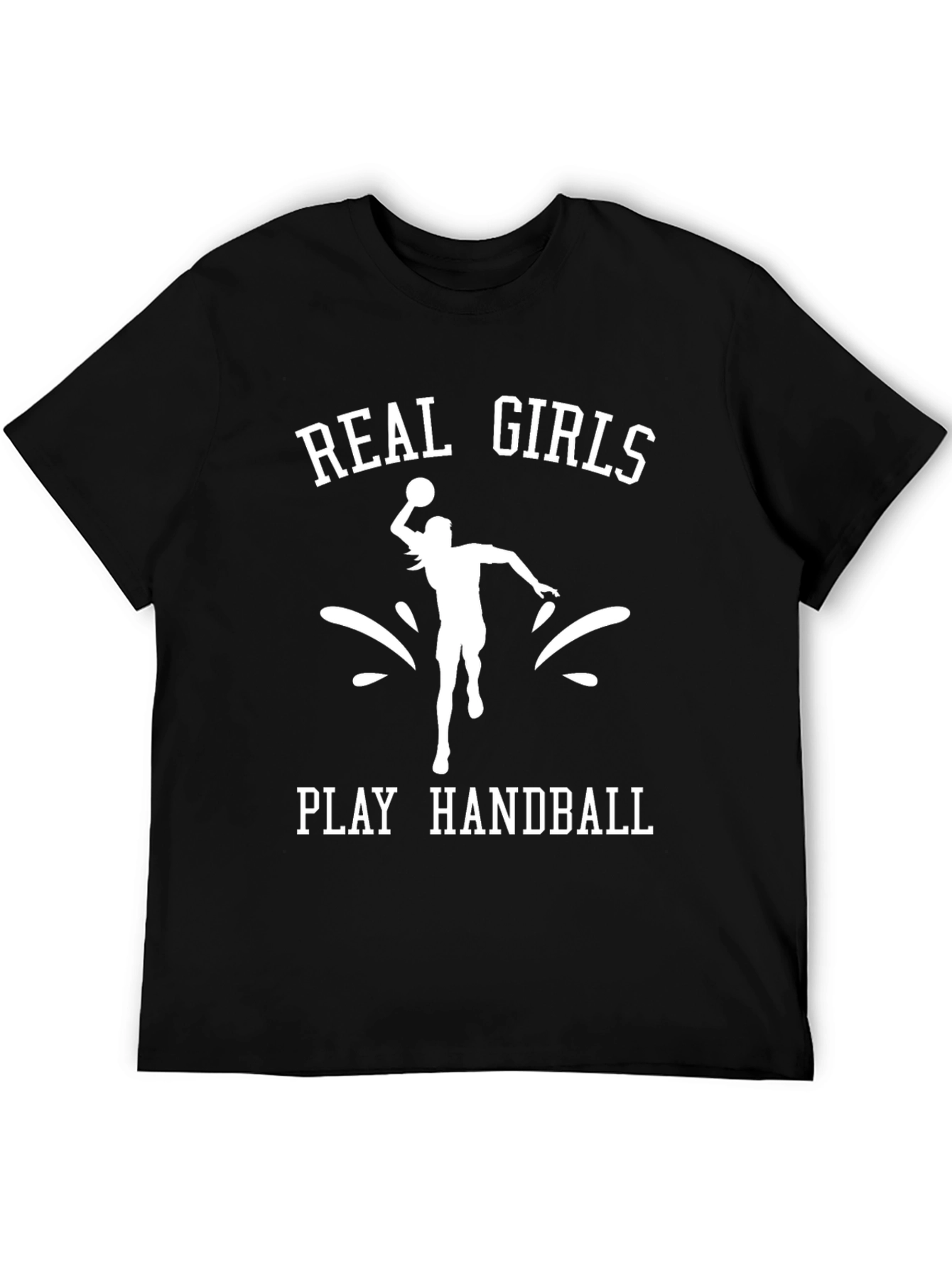 Real Girls Play Handball Graphic T-Shirt