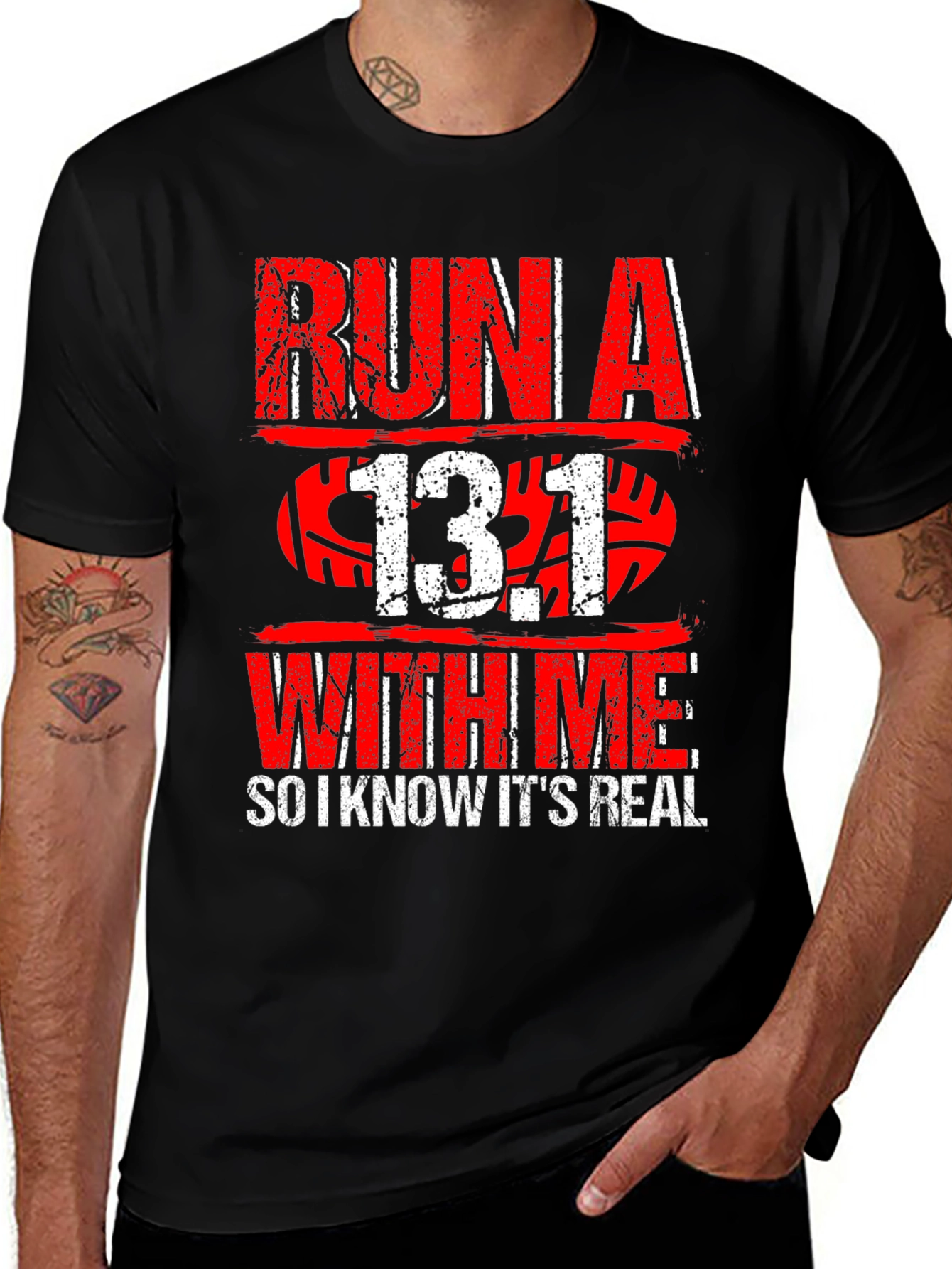 Run a 13.1 With Me T-Shirt