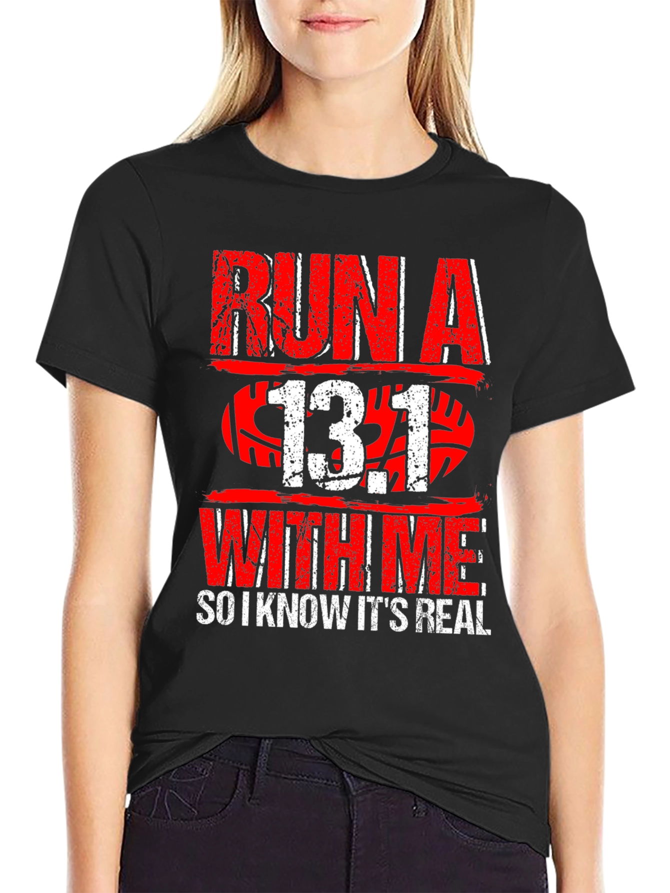 Run a 13.1 With Me T-Shirt