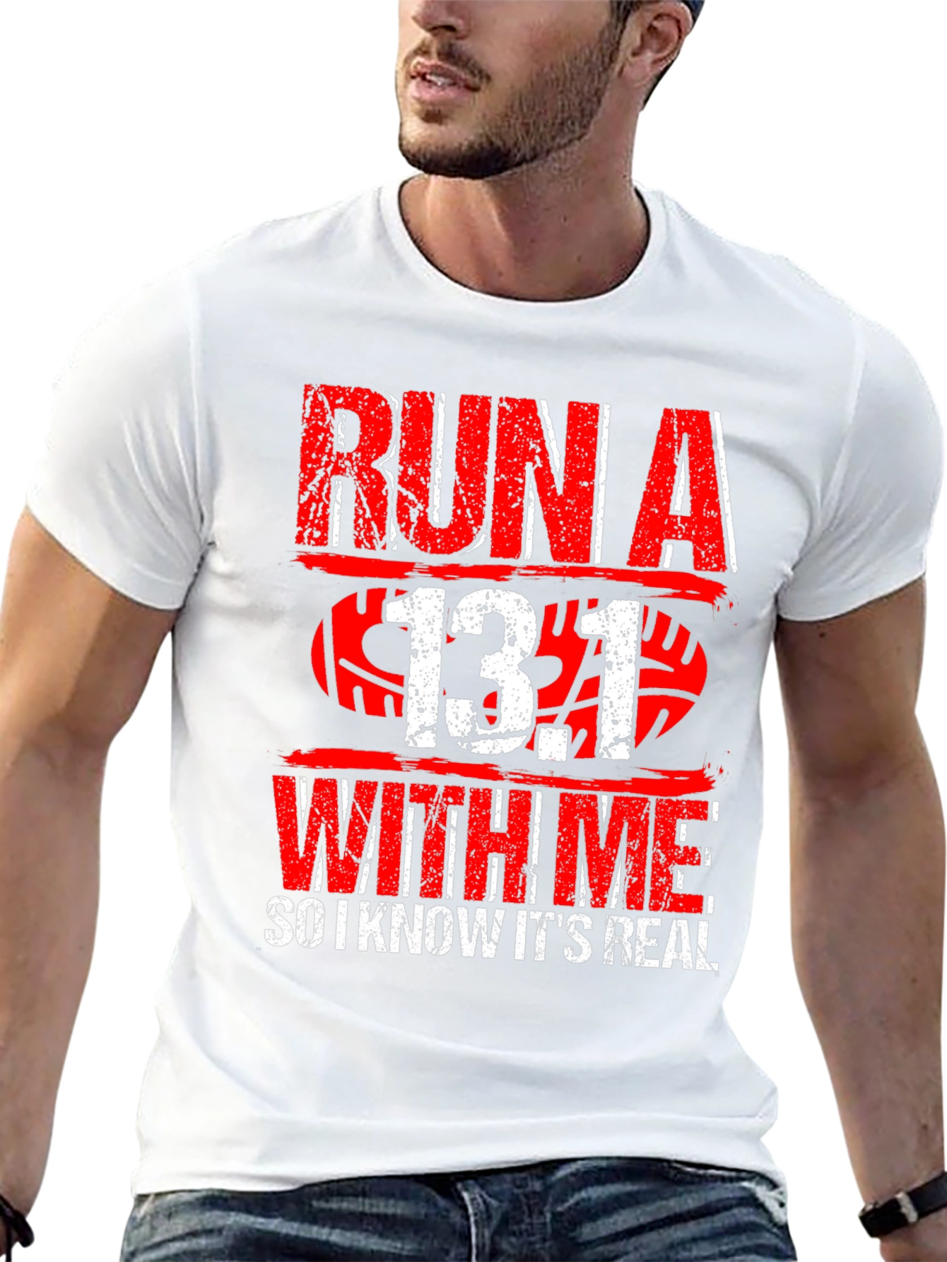 Run a 13.1 With Me T-Shirt